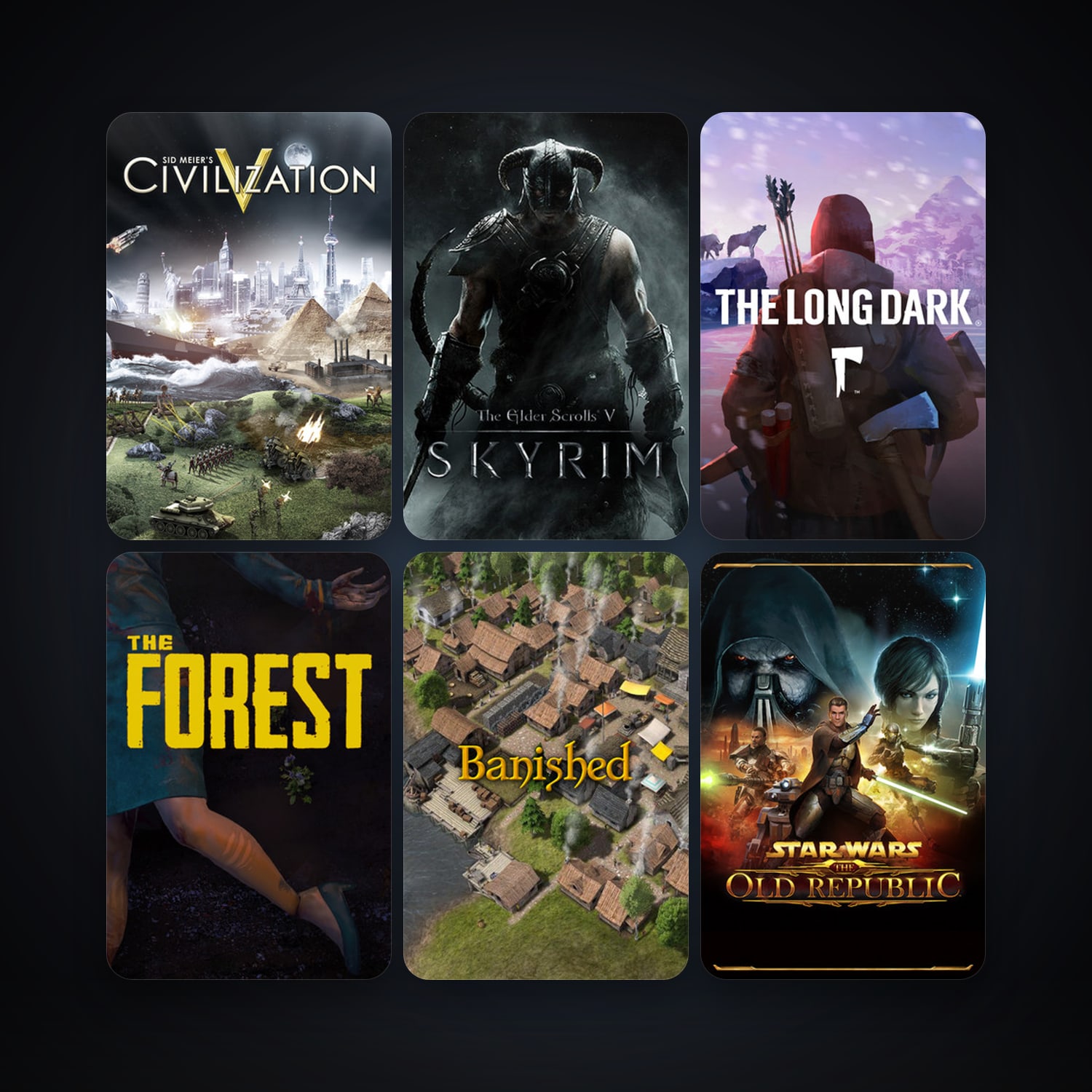 Sid Meier's Civilization V + Lord of the Rings: War in the North, 12 games, clean — HabibiAccounts
