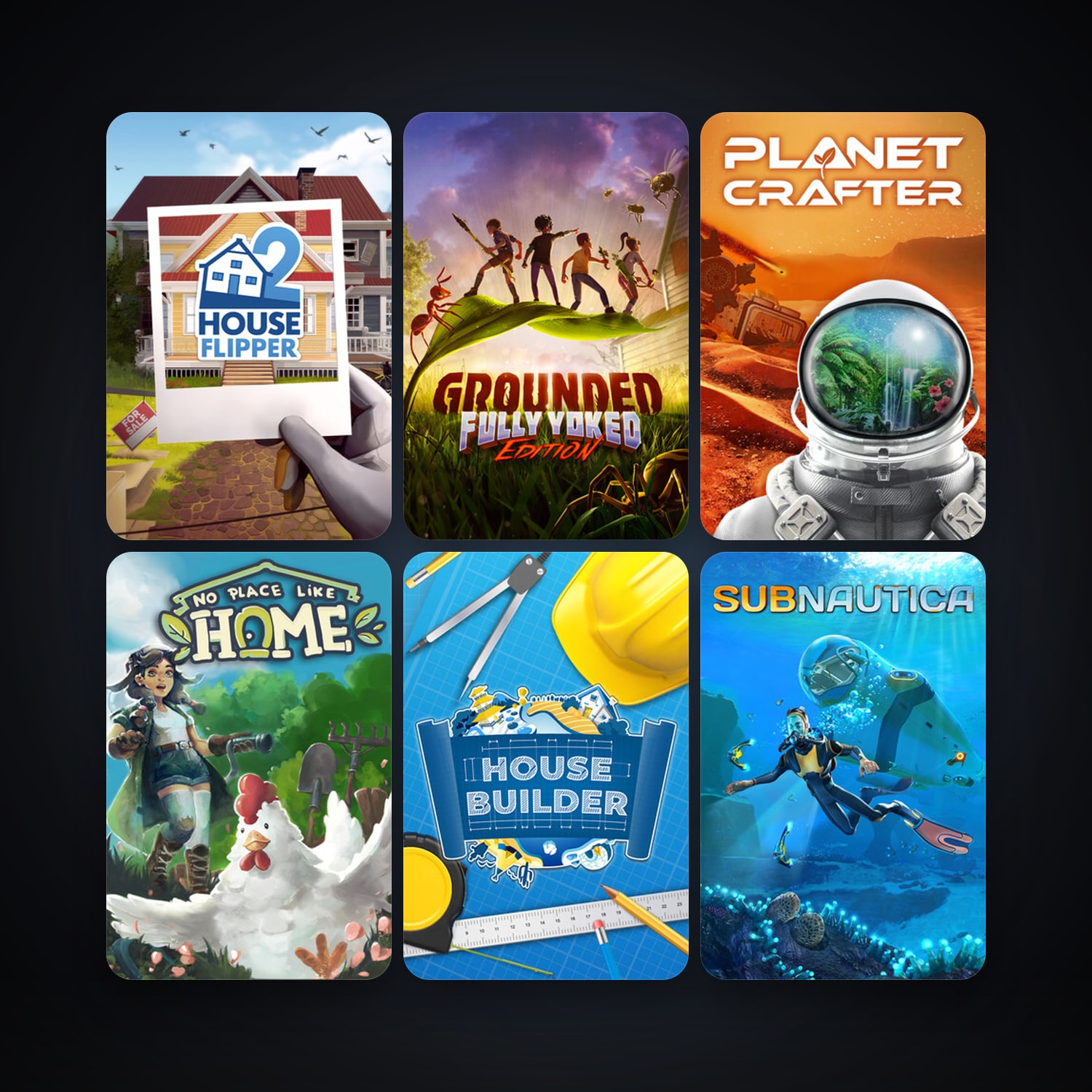 Subnautica + Planet Zoo, 18 games, clean — HabibiAccounts
