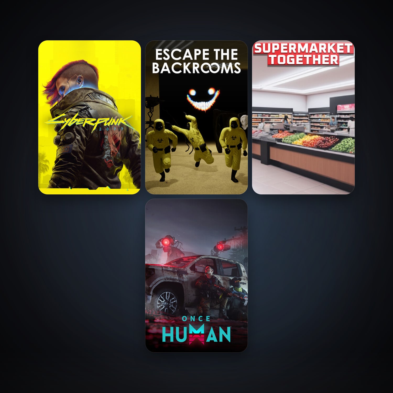 Cyberpunk 2077 + Escape the Backrooms, 7 games, clean — HabibiAccounts