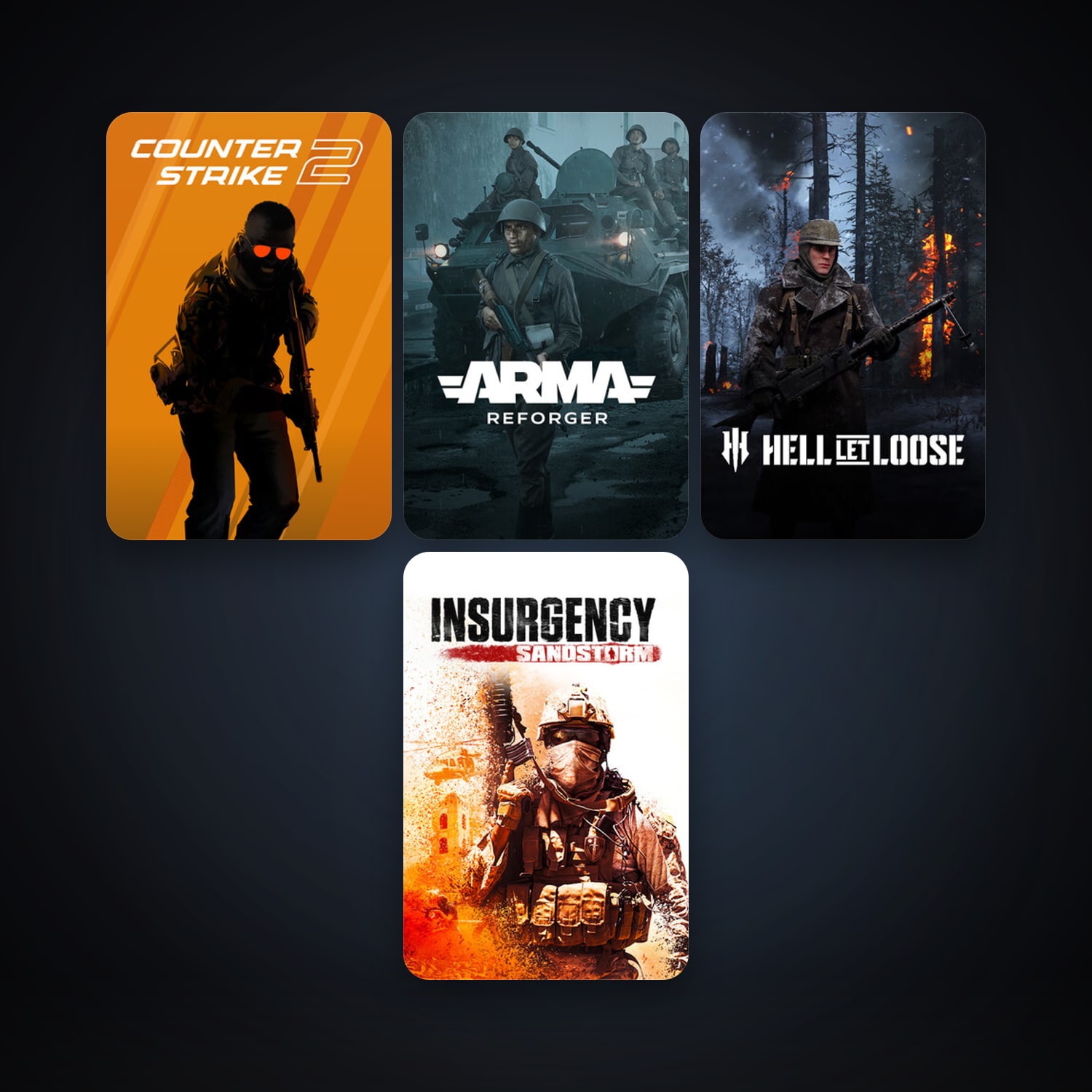 CS2 Prime + Insurgency: Sandstorm, 6 games, clean — HabibiAccounts