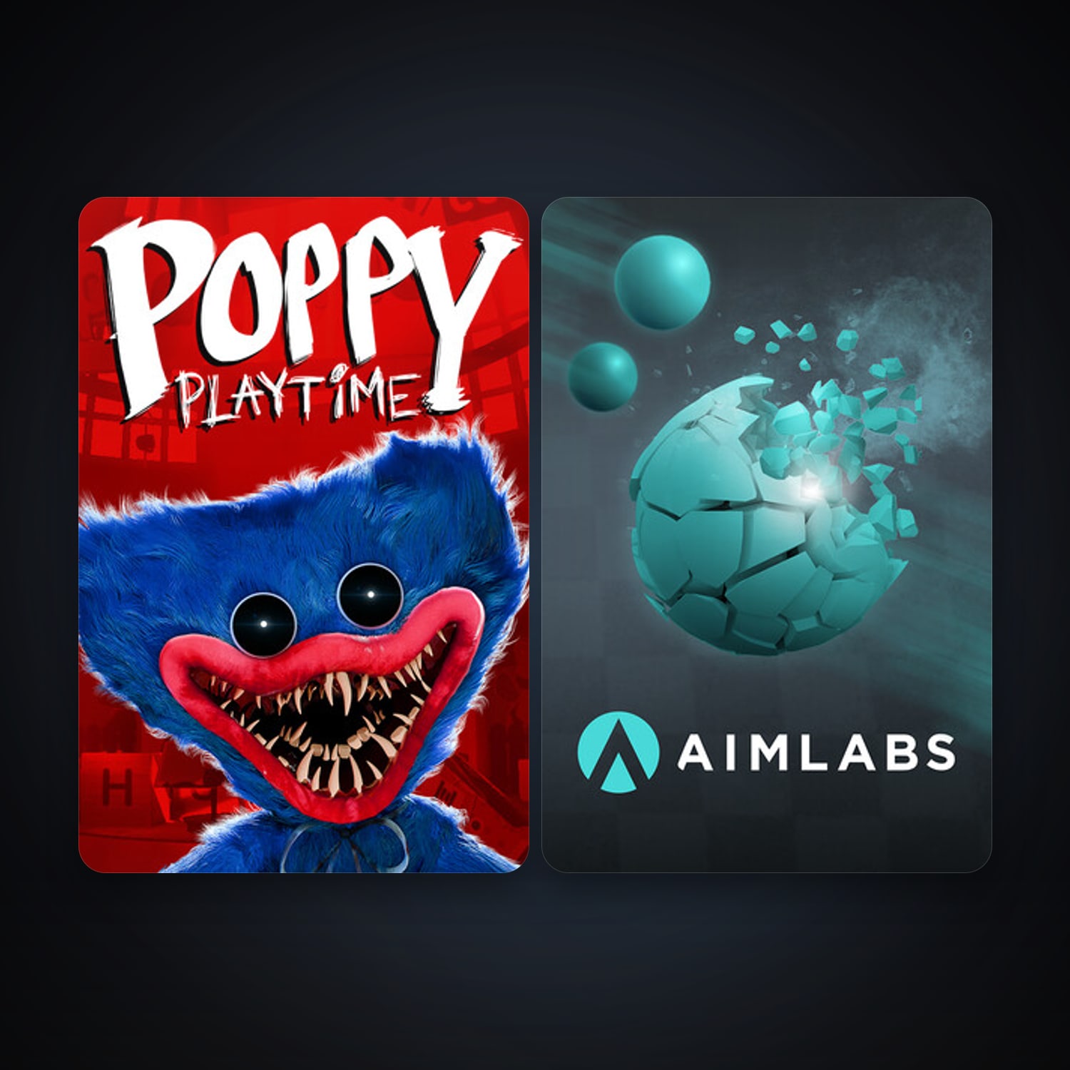 Aimlabs + Poppy Playtime, 5 games, clean — HabibiAccounts