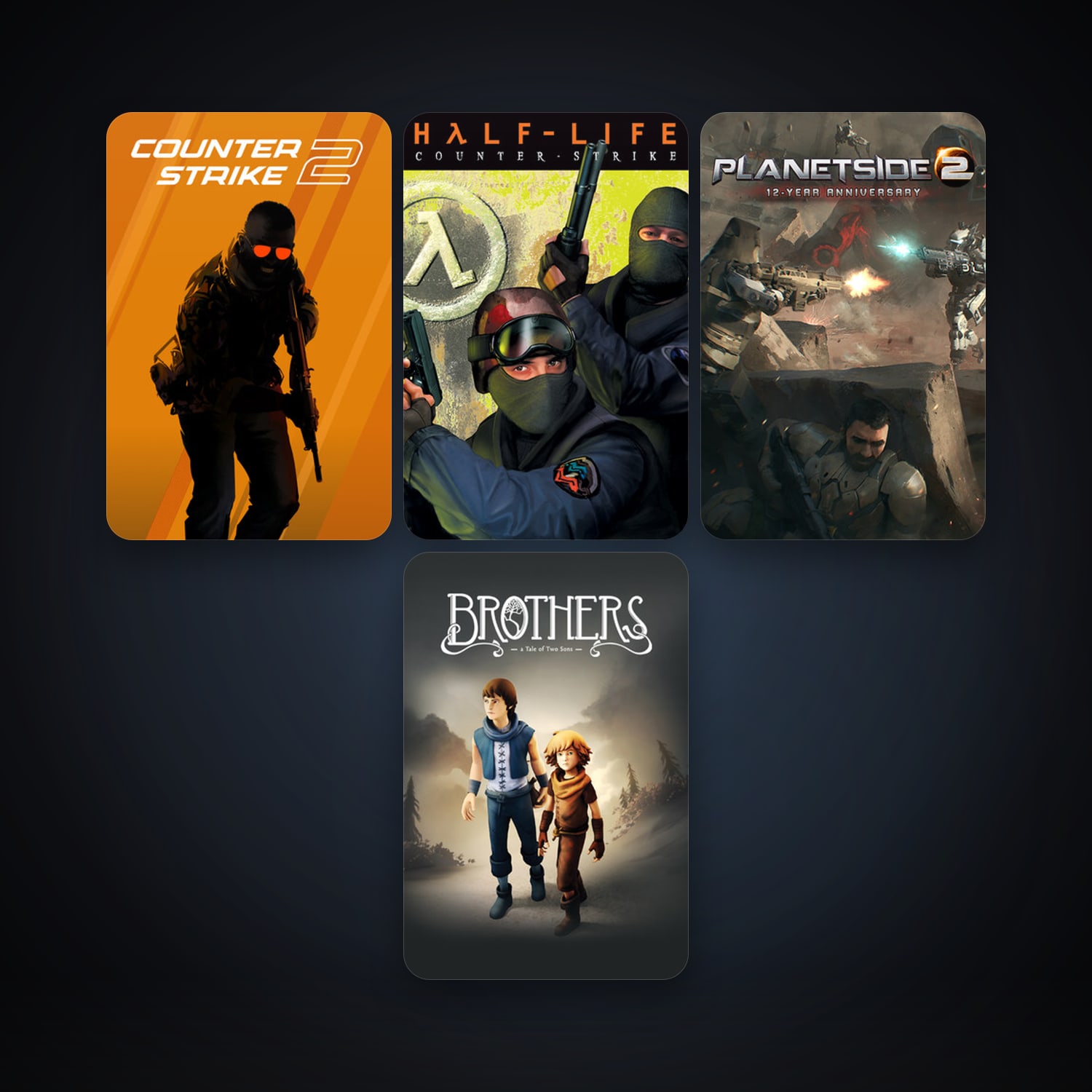 Counter-Strike + CS2 Prime, 12 games, clean — HabibiAccounts