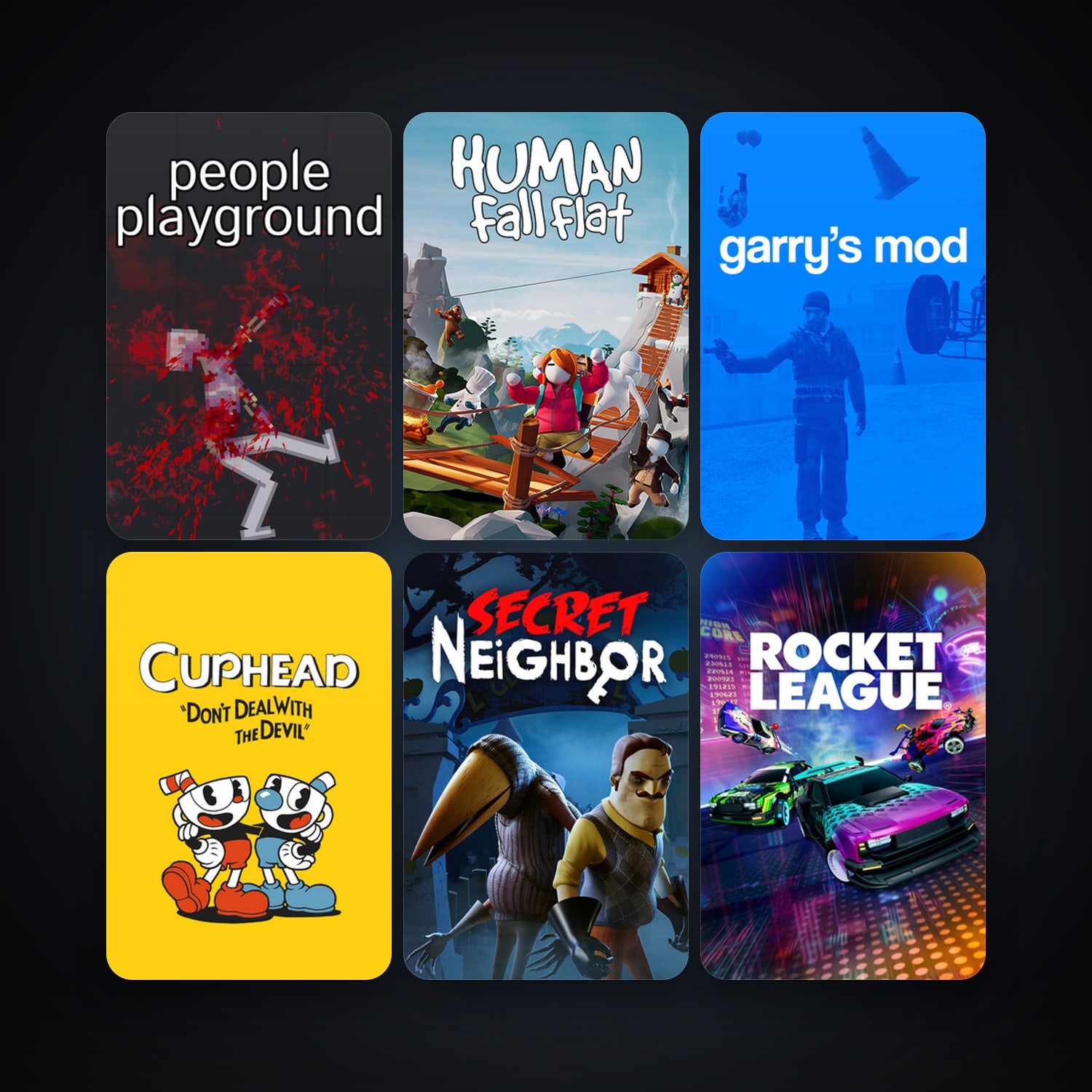 Garry's Mod + Rocket League, 51 games, clean — HabibiAccounts