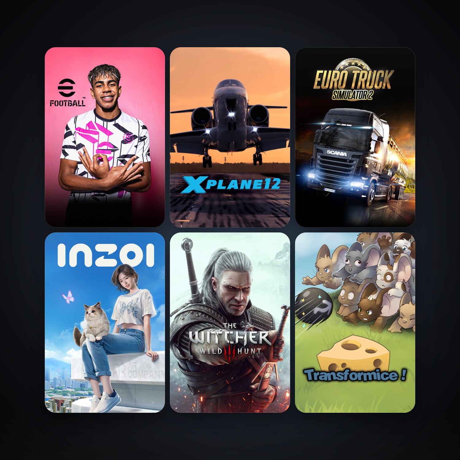 Euro Truck Simulator 2 + Cities: Skylines, 13 games, clean — HabibiAccounts
