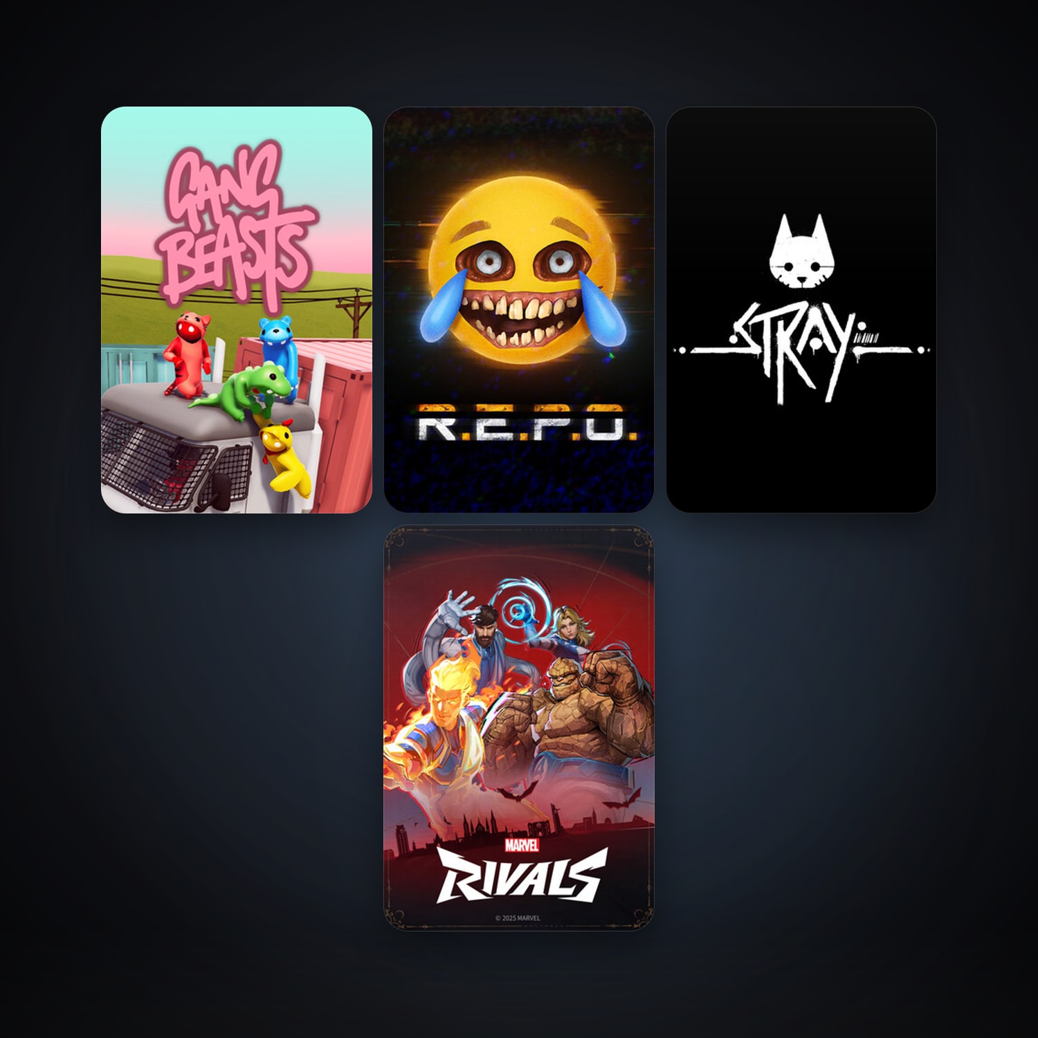 Gang Beasts + Crystal Crisis, 36 games, clean — HabibiAccounts