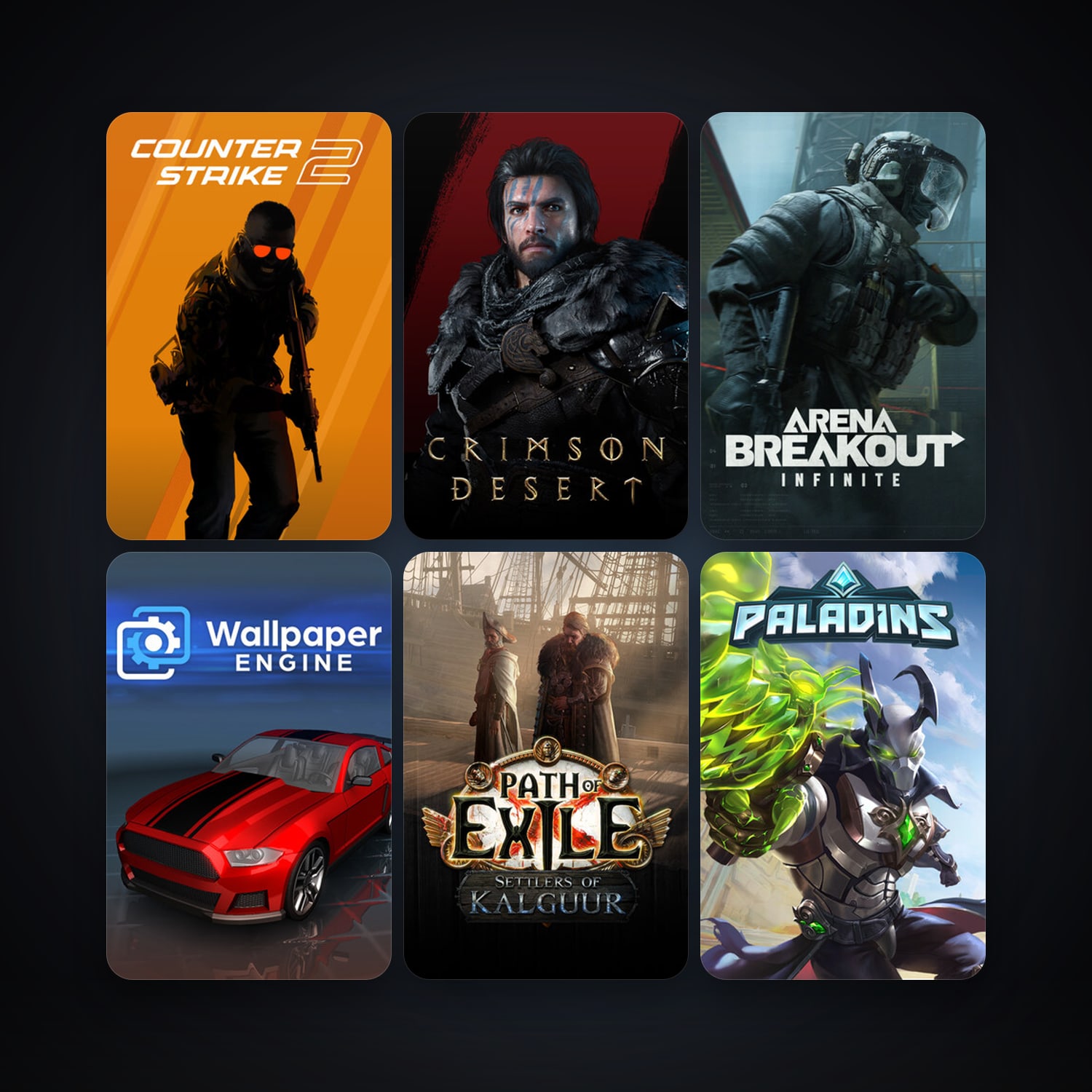 CS2 Prime + Path of Exile, 10 games, clean — HabibiAccounts