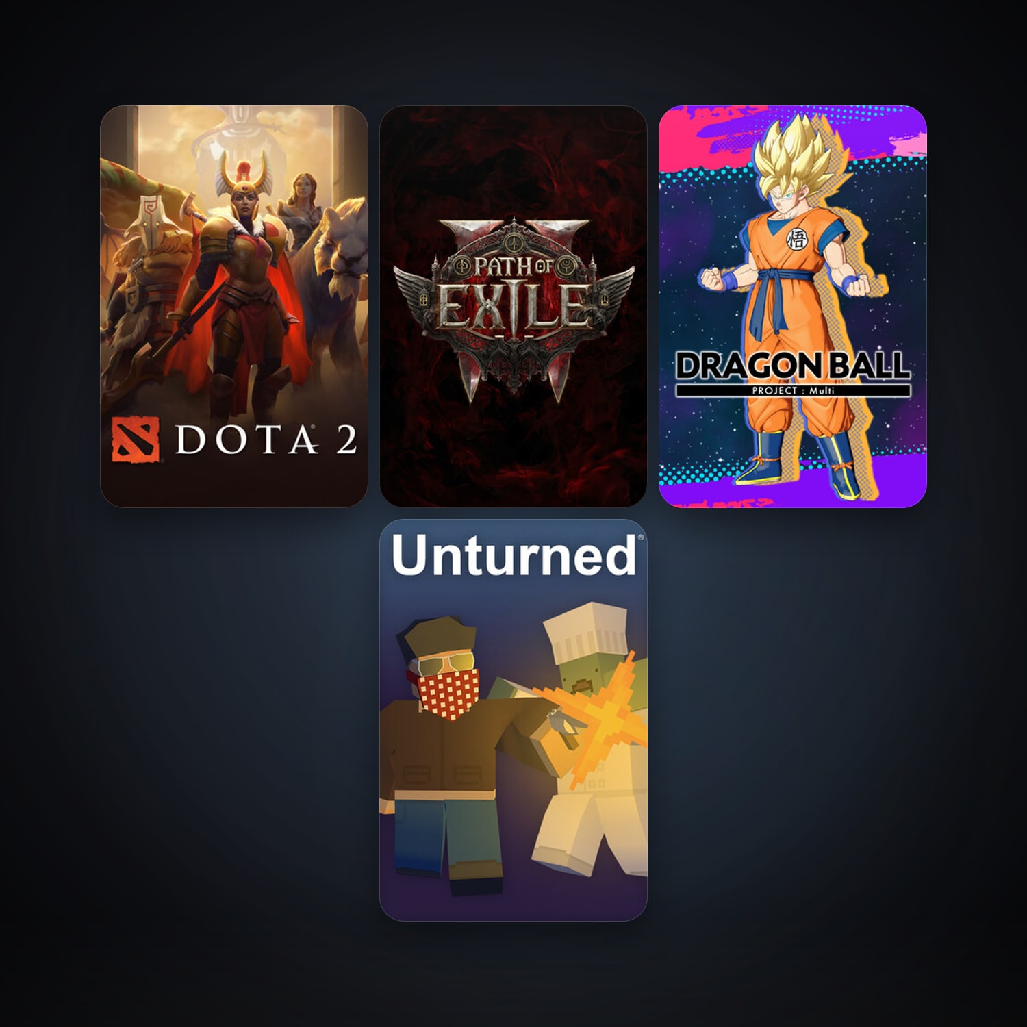 Dota 2 + Unturned, 6 games, clean — HabibiAccounts