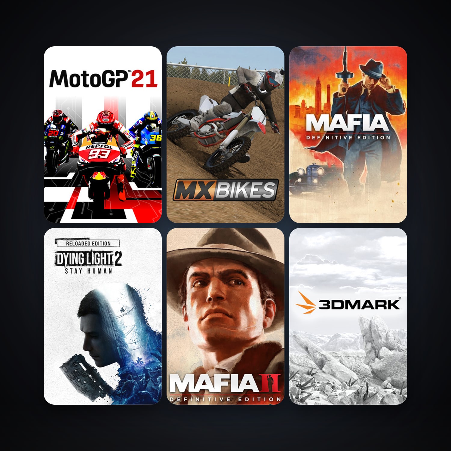 Mafia II + 3DMark, 11 games, clean — HabibiAccounts