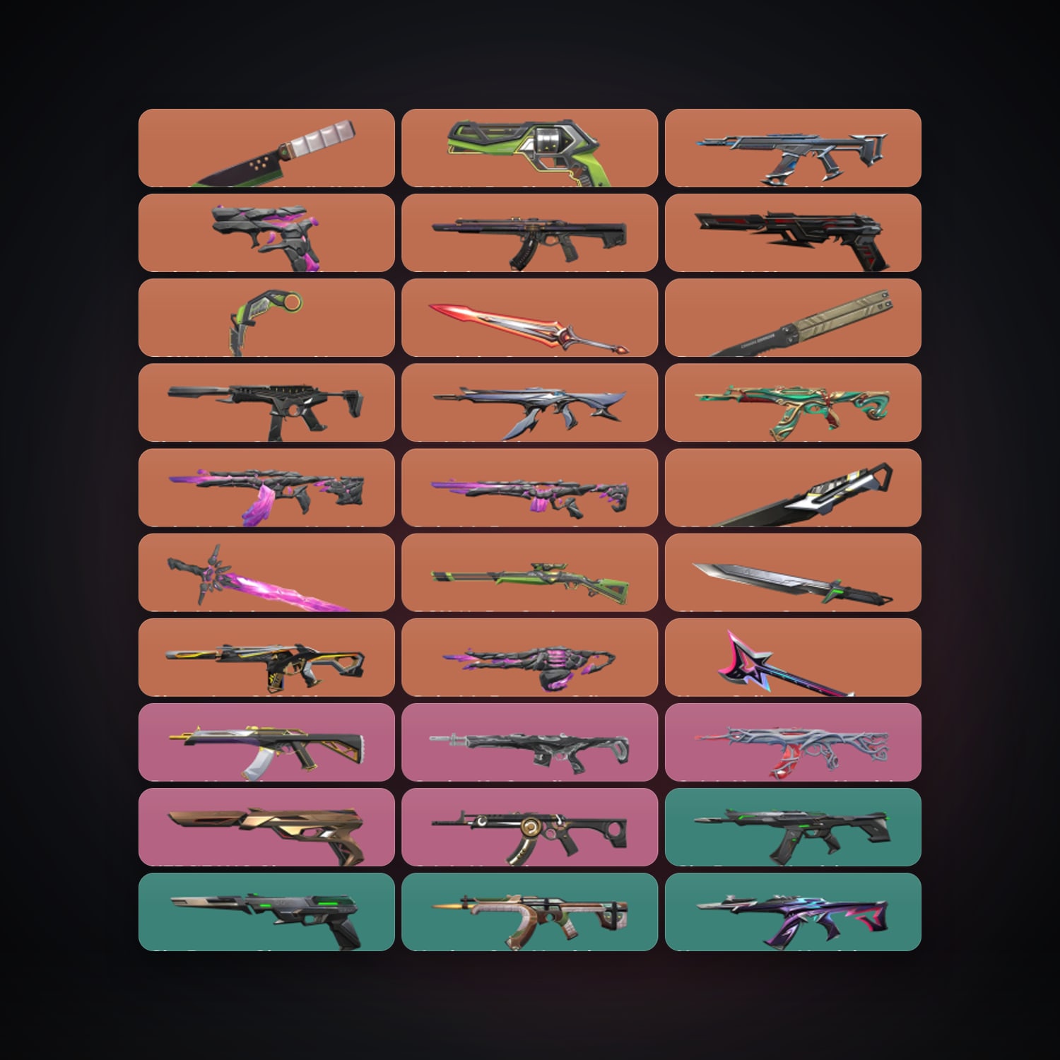 EU Gold 1 locker — 8 knives, 82 skins, lvl 107 — HabibiAccounts