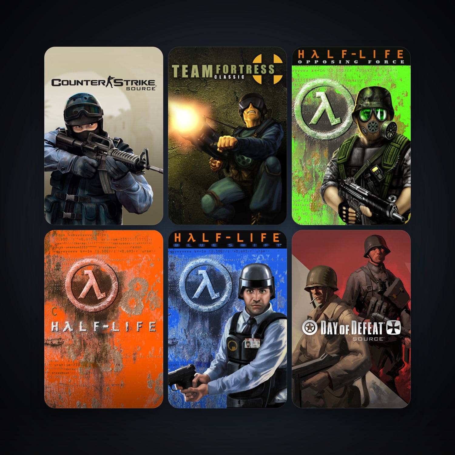 حساب ستيم فلين، Team Fortress Classic وHalf-Life: Opposing Force، 7 لعبة، لفل 10، صامد واضح — HabibiAccounts