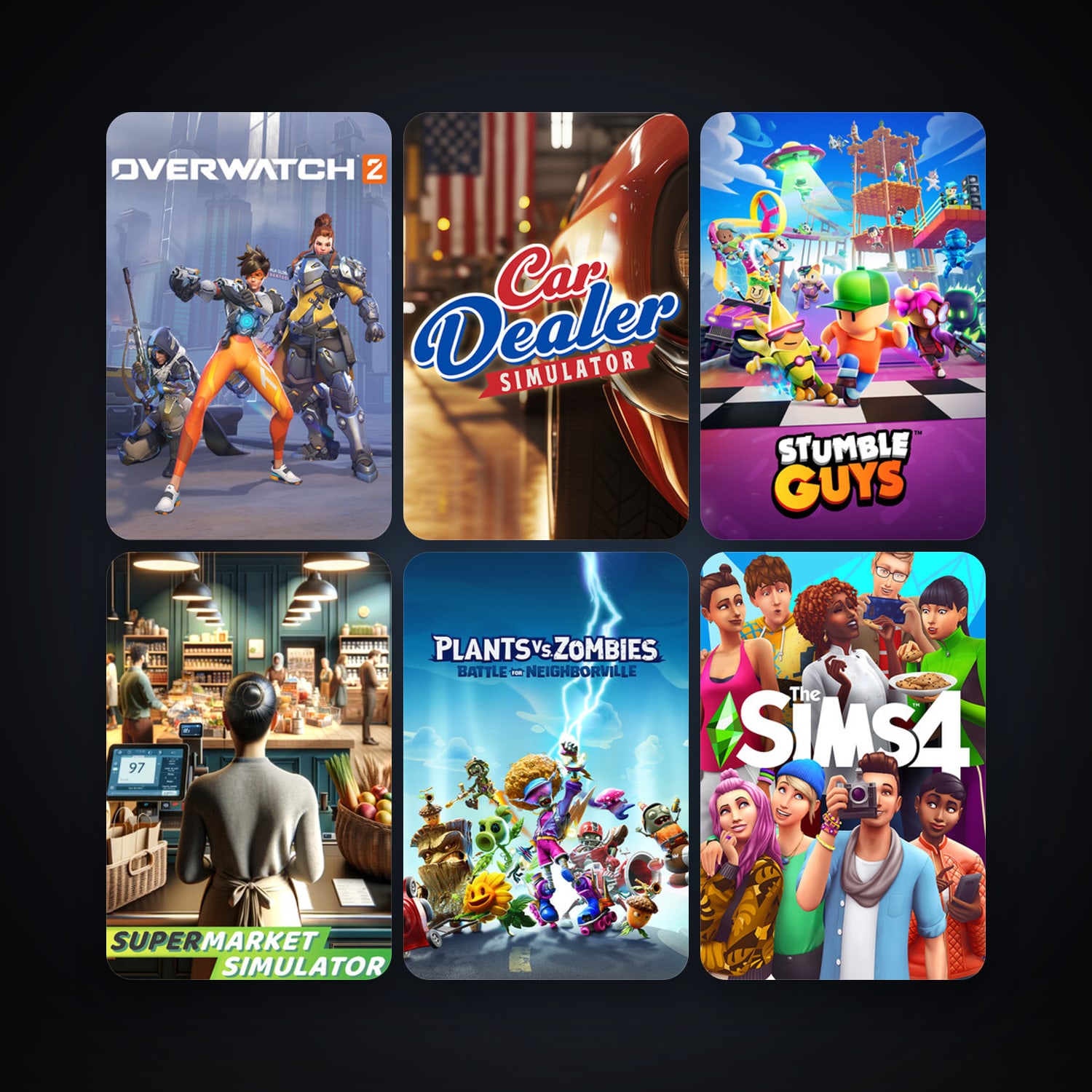 Free CS2 (No Prime) + The Sims 4, 17 games, clean — HabibiAccounts