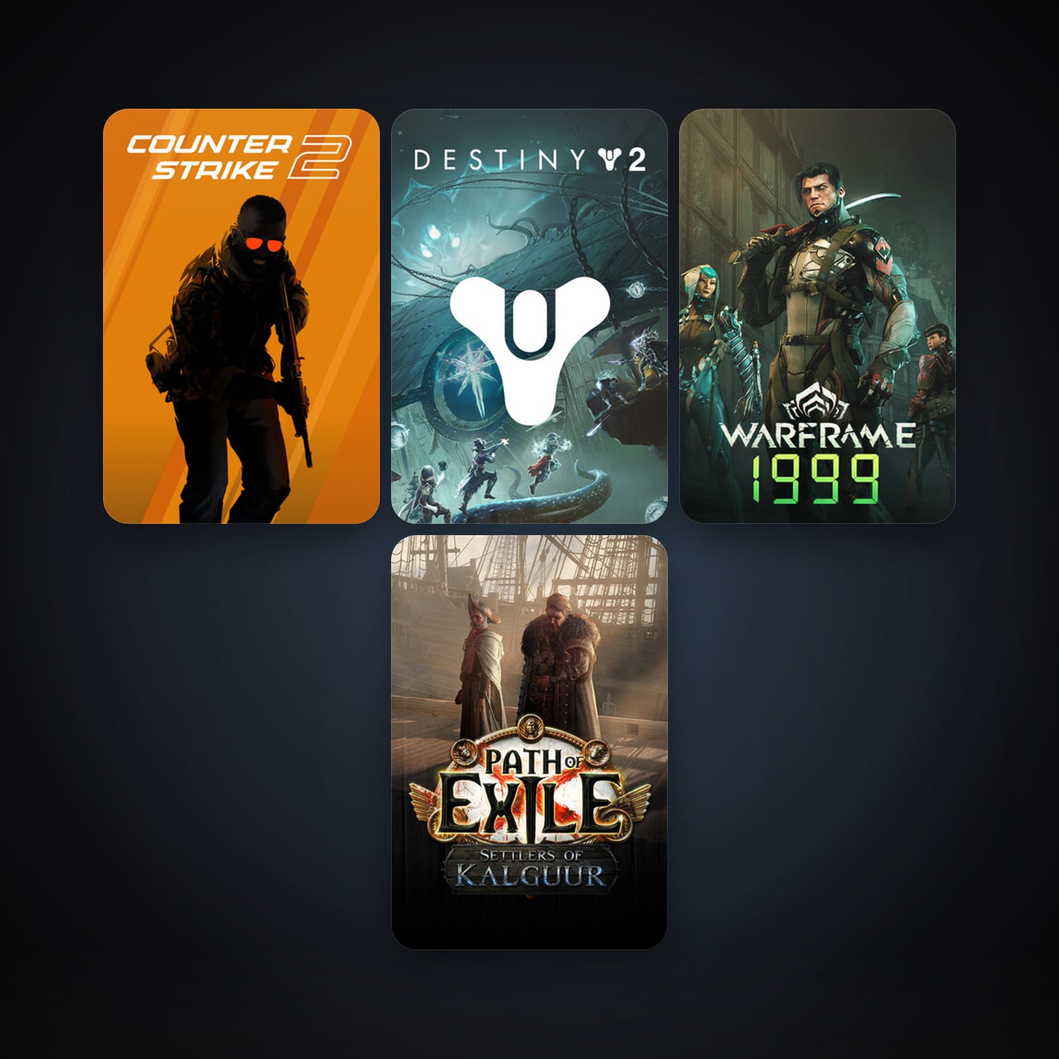 CS2 Prime + Warframe, 5 games, clean — HabibiAccounts