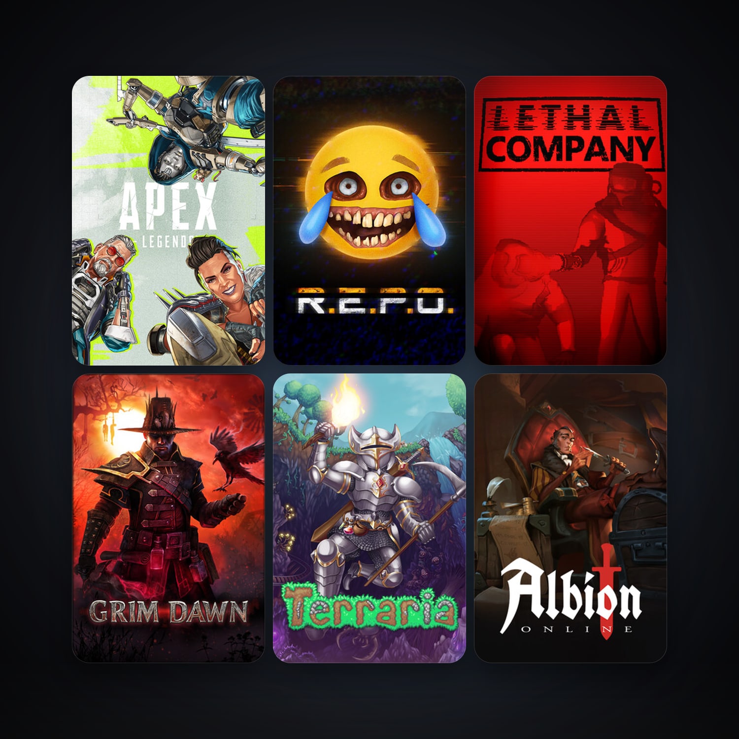 Terraria + Grim Dawn, 24 games, clean — HabibiAccounts