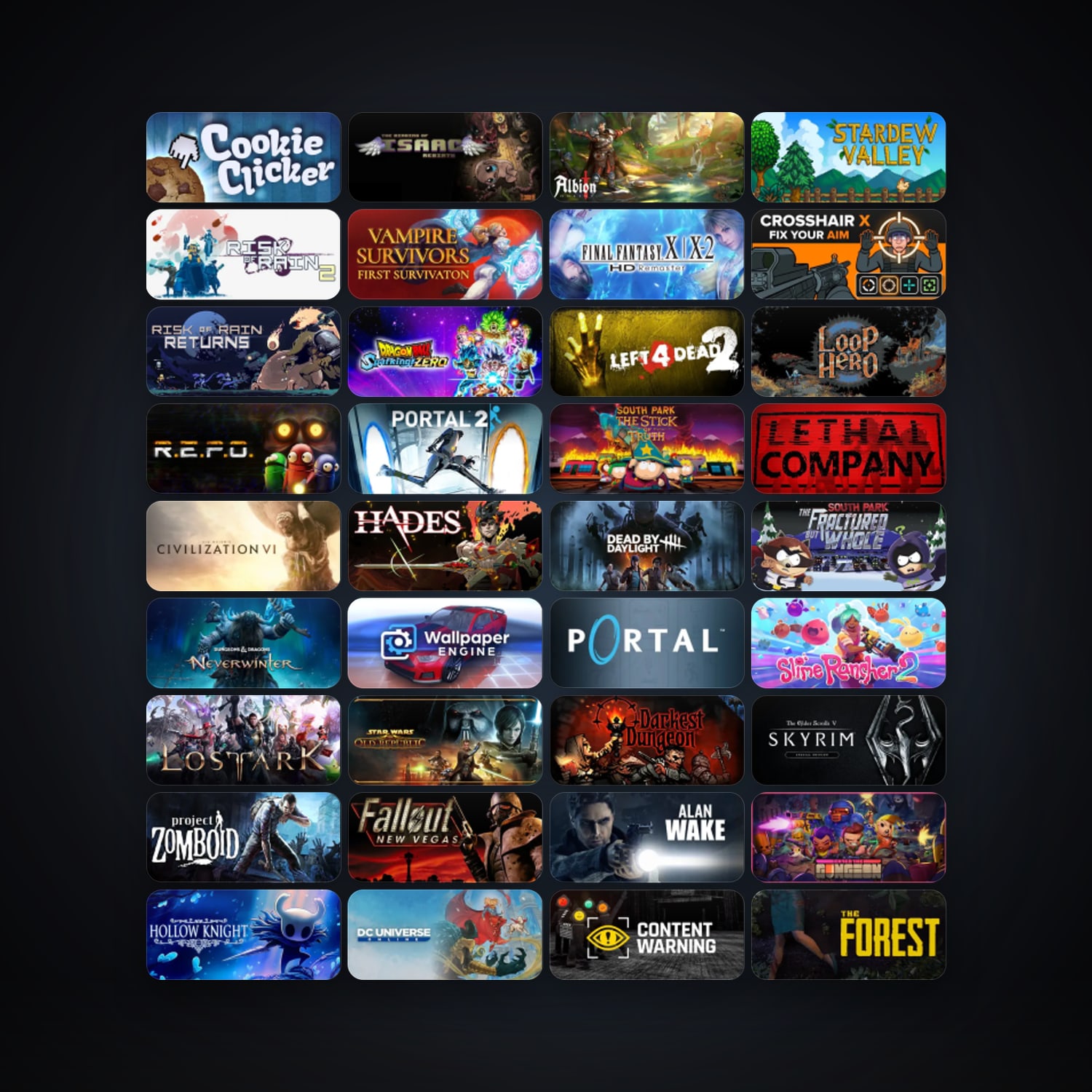 Steam 135 games, Steam 10, clean — HabibiAccounts