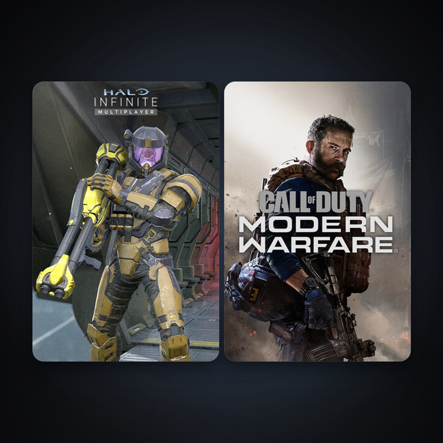 Halo Infinite + Call of Duty: Modern Warfare, 5 games, clean — HabibiAccounts