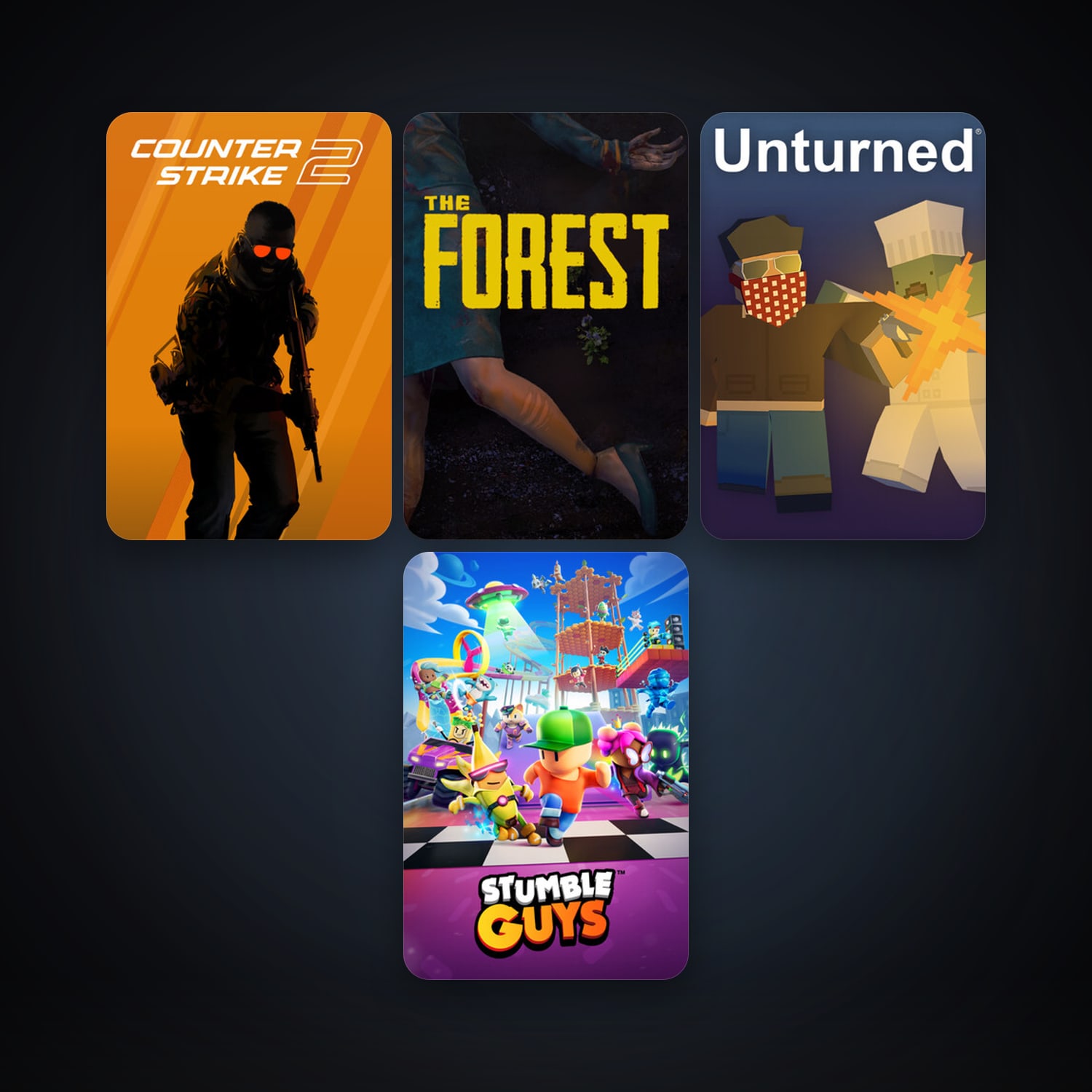 CS2 Prime + The Forest, 7 games, clean — HabibiAccounts