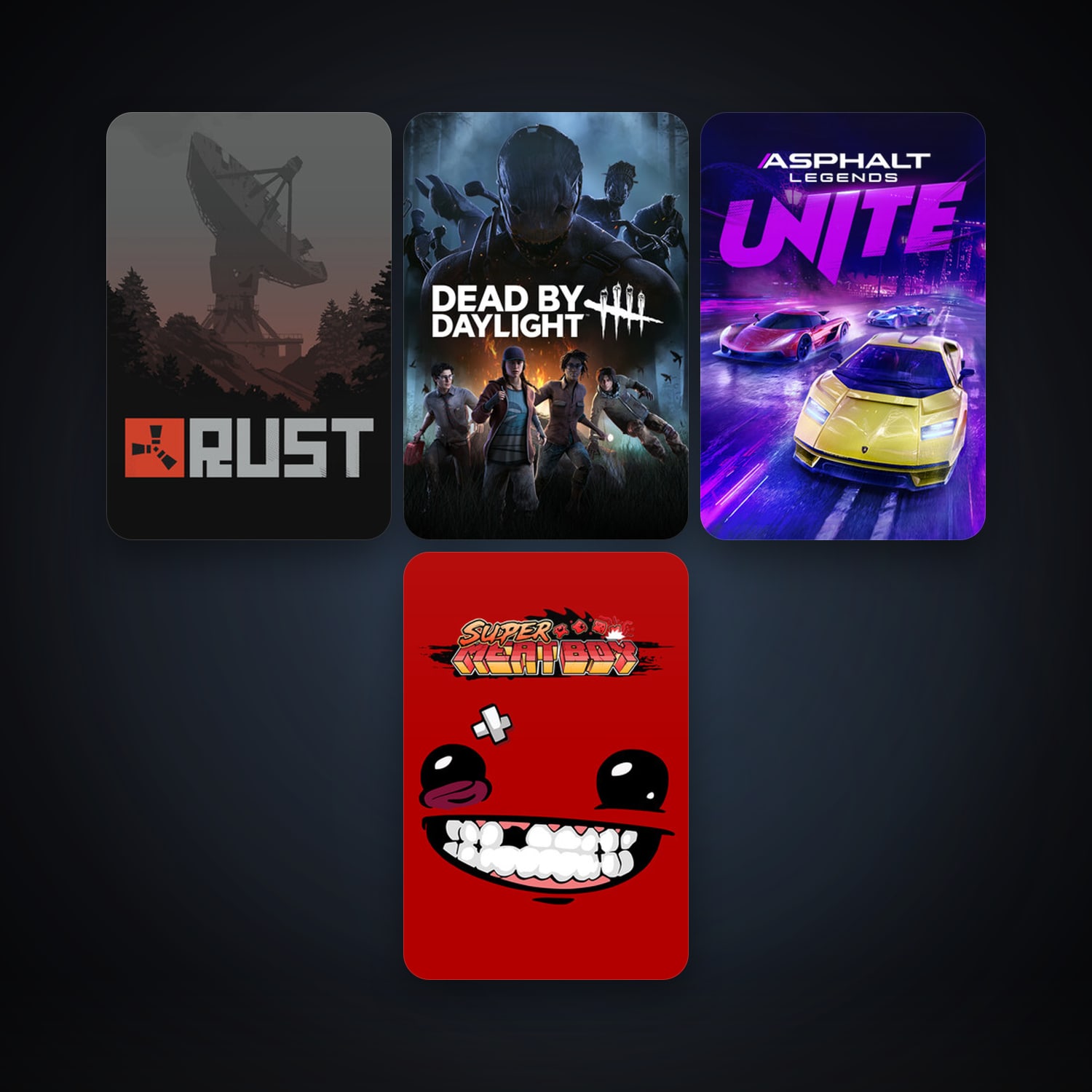 Super Meat Boy + Rust, 12 games, Steam 21, clean — HabibiAccounts