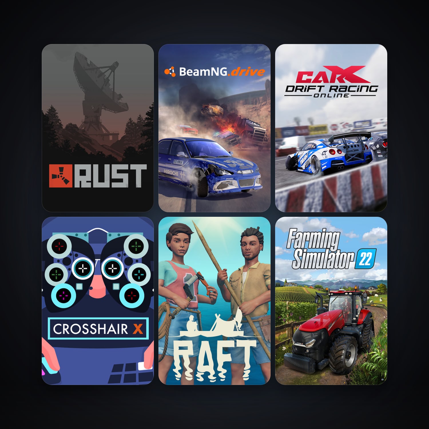 Assetto Corsa + Rust, 49 games, clean — HabibiAccounts