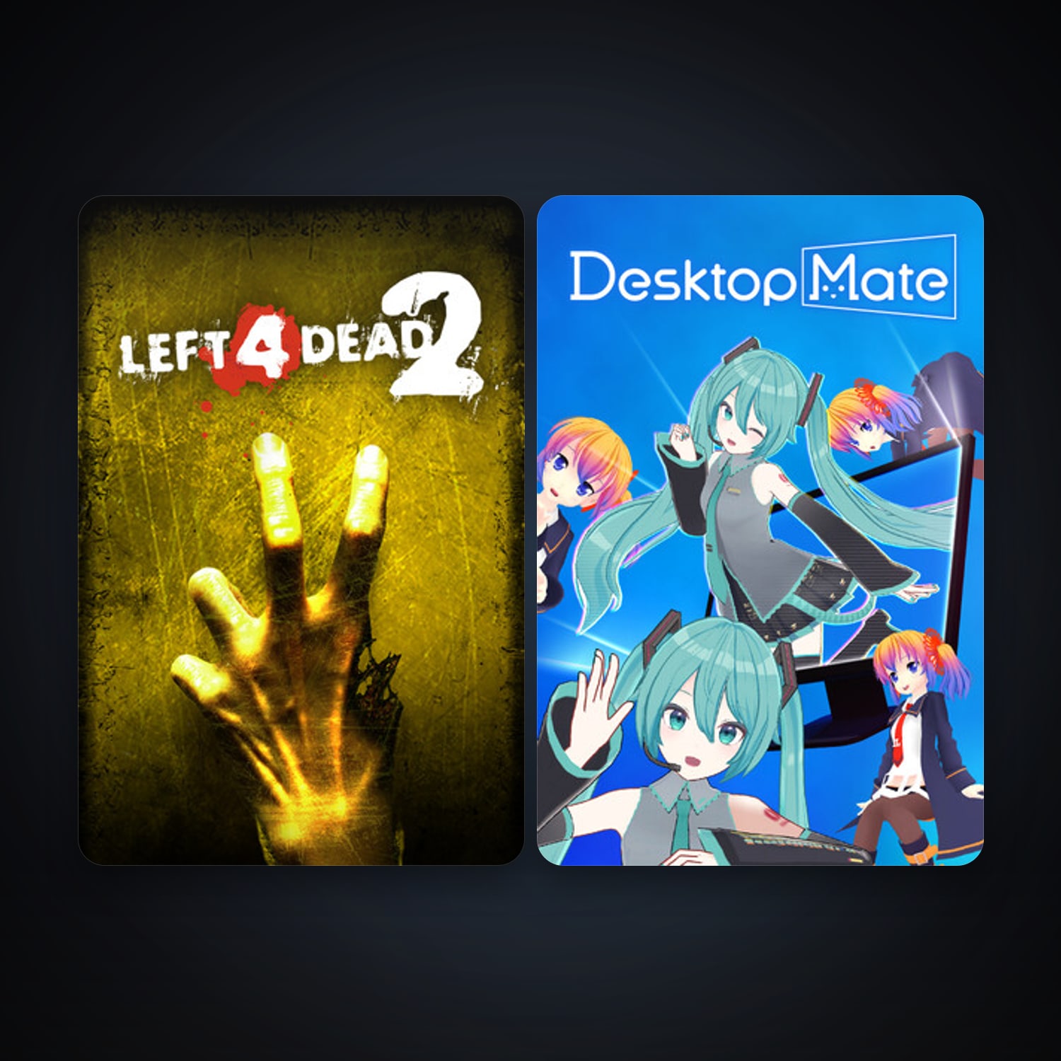 Left 4 Dead 2 + Desktop Mate, 7 games, clean — HabibiAccounts