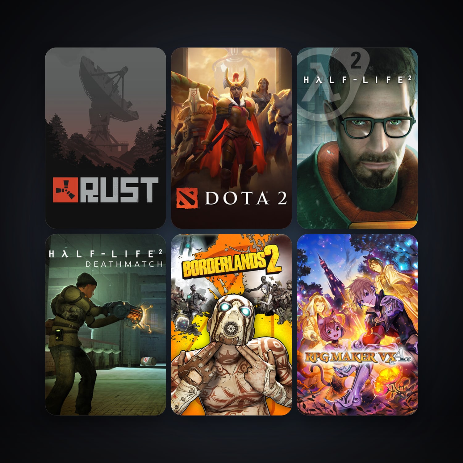Half-Life 2 + Half-Life 2: Deathmatch, 110 games, Steam 11, clean — HabibiAccounts