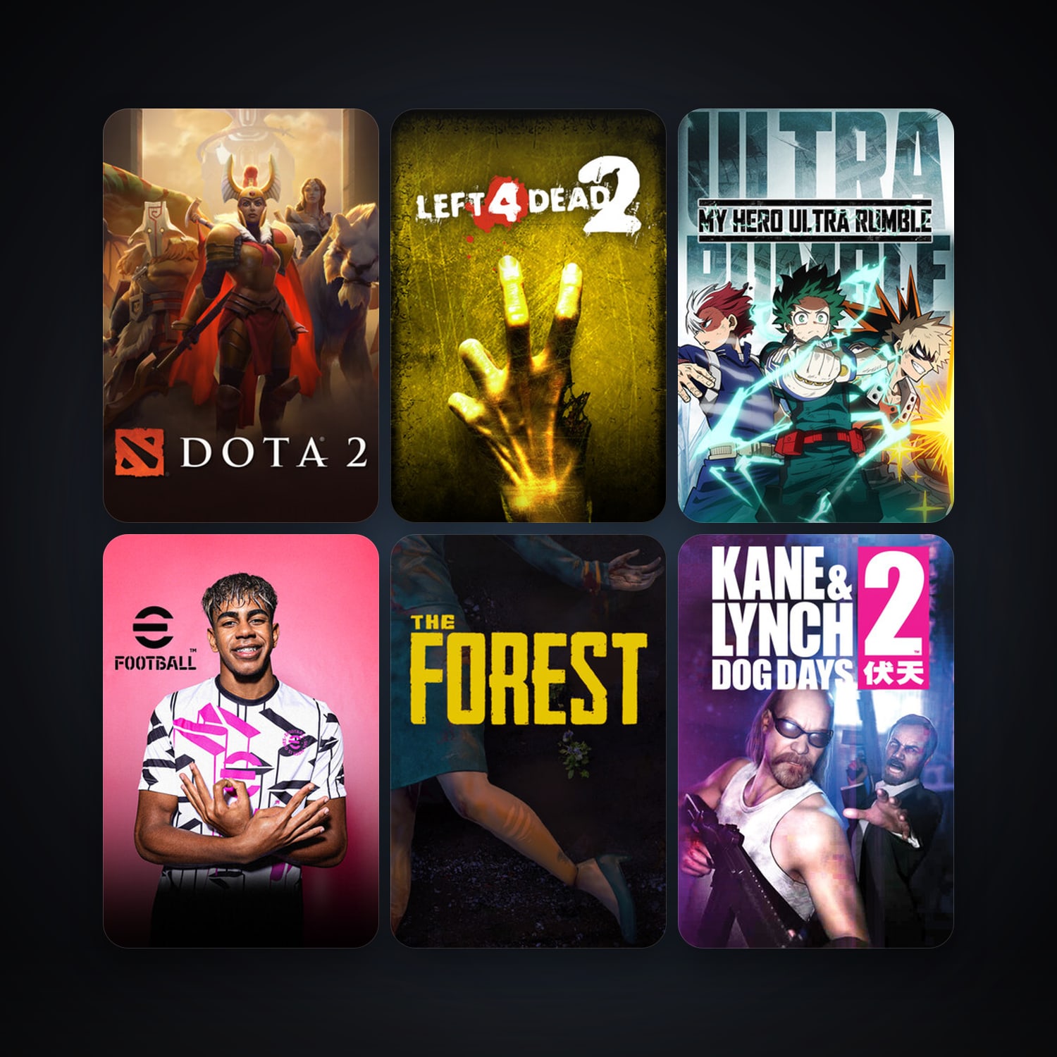 Left 4 Dead + Left 4 Dead 2, 16 games, clean — HabibiAccounts