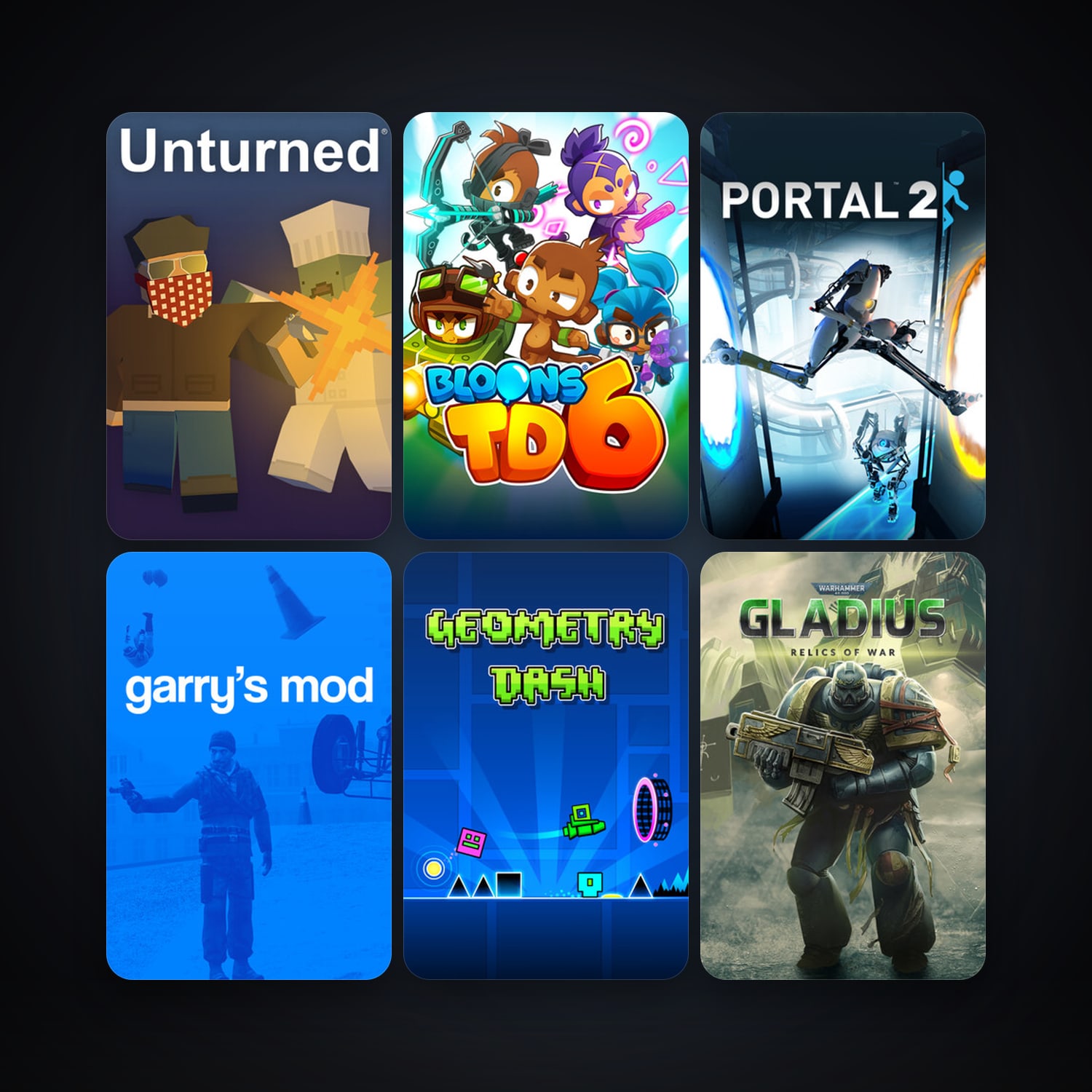 Portal 2 + Garry's Mod, 67 games, clean — HabibiAccounts