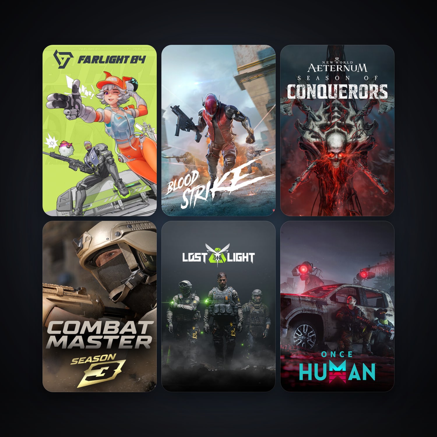 New World: Aeternum + Lost Light, 12 games, clean — HabibiAccounts