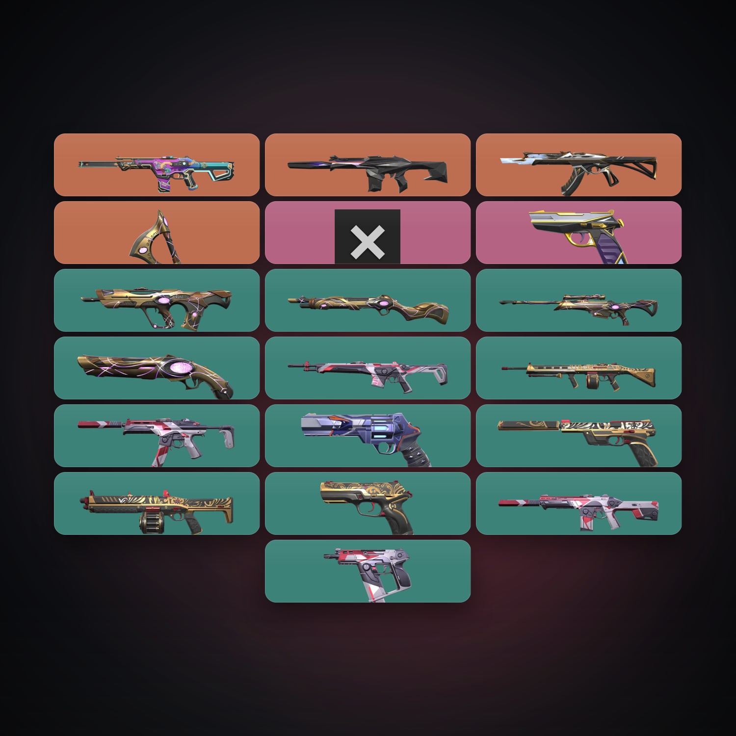 AP Gold 3 locker — 1 knives, 19 skins, lvl 92 · 262043041 — HabibiAccounts