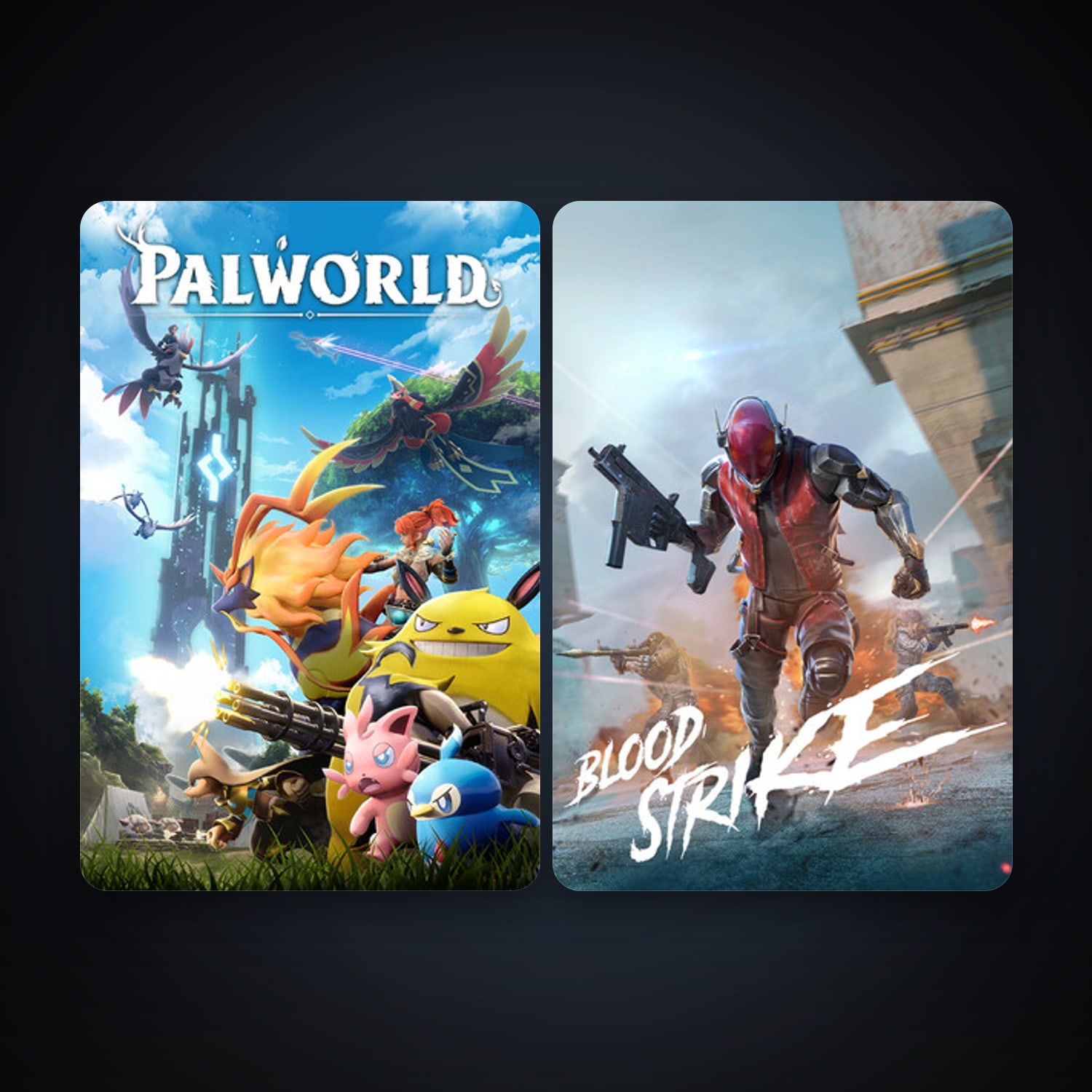 Palworld + Blood Strike, 5 games, clean — HabibiAccounts