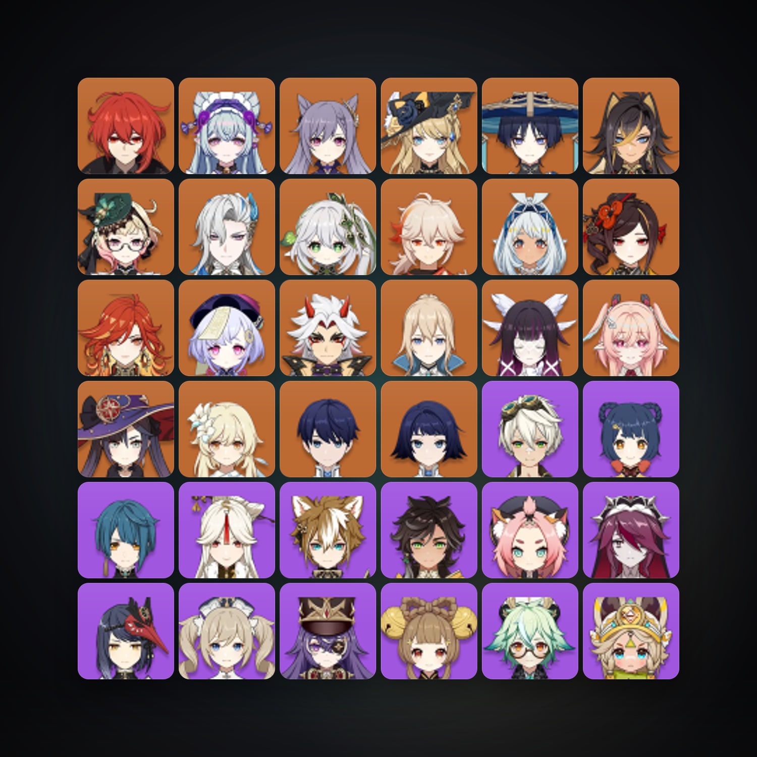 Genshin Impact | AR 59 | 69 Chars | 19× 5★ — Genshin / miHoYo Account — HabibiAccounts