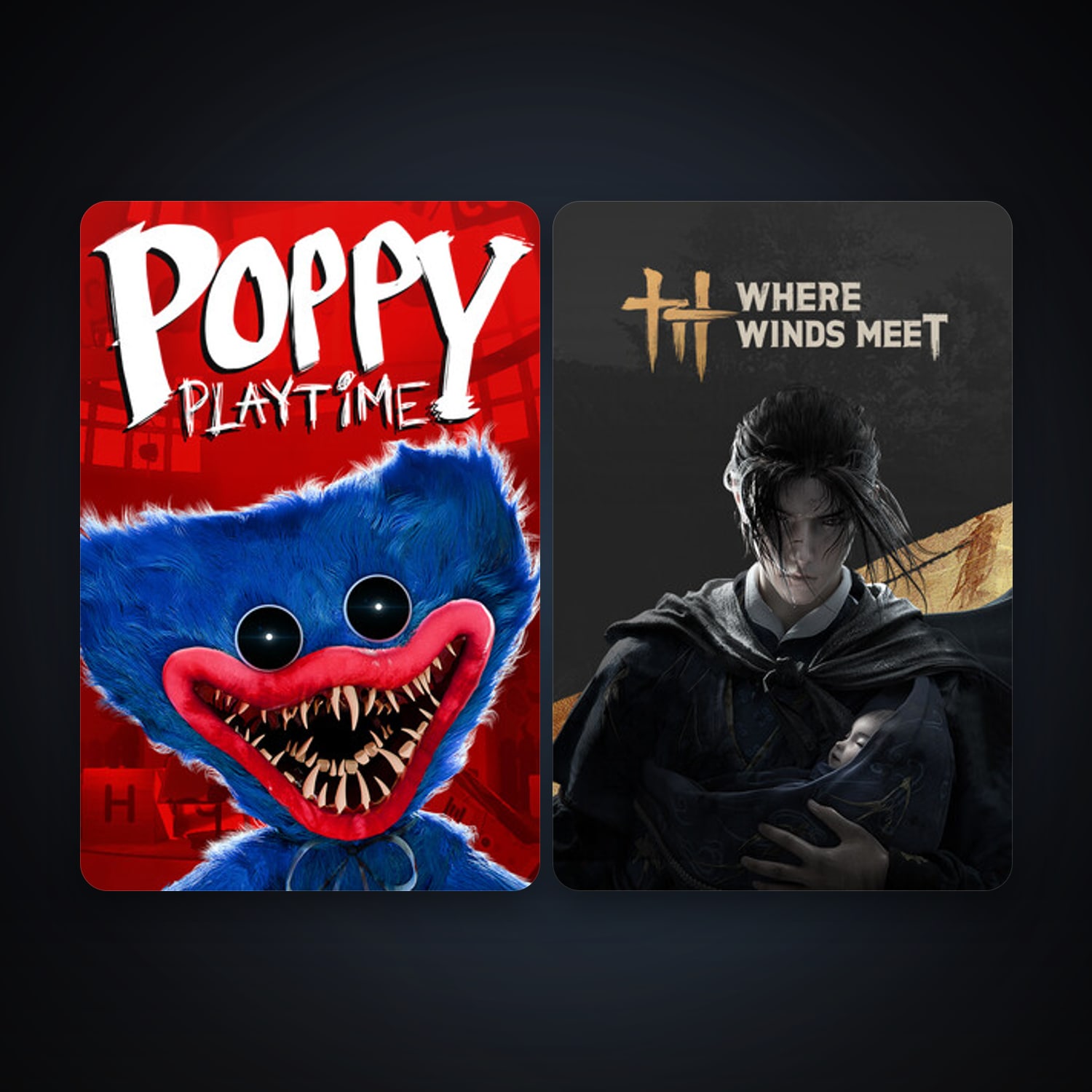 Poppy Playtime + Where Winds Meet, 2 games, clean — HabibiAccounts