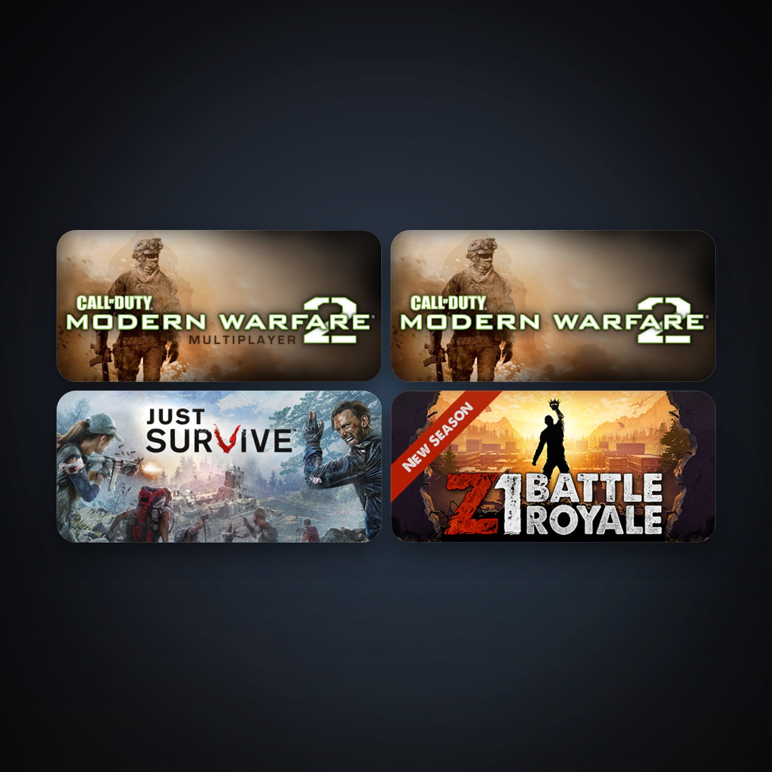 Call of Duty: Modern Warfare 2 (2009) + Call of Duty: Modern Warfare 2 - Multiplayer (2009), 7 games, clean — HabibiAccounts