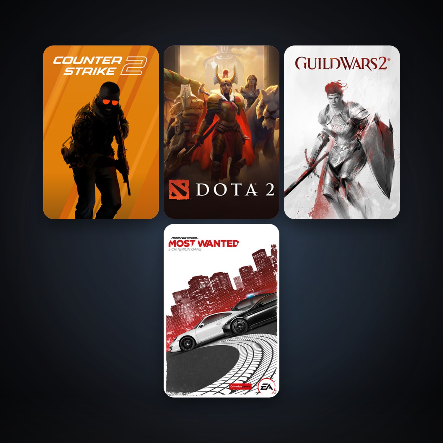 Dota 2 + CS2 Prime, 4 games, clean — HabibiAccounts