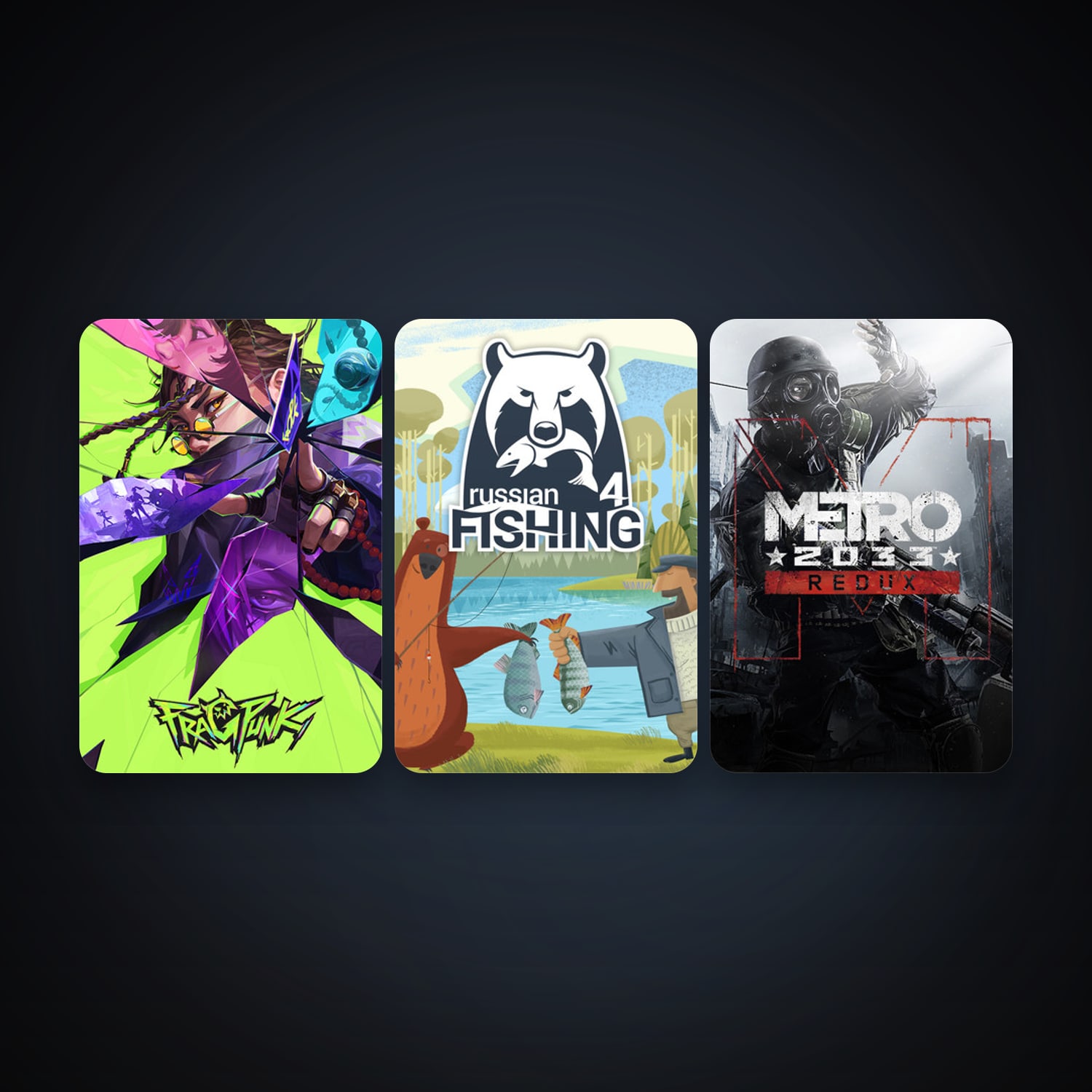 Metro 2033 Redux + Russian Fishing 4, 4 games, clean — HabibiAccounts