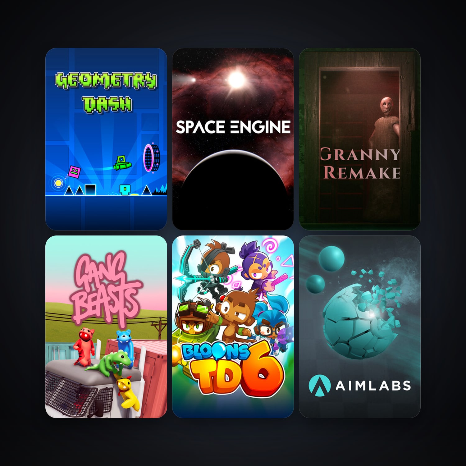 Gang Beasts + SpaceEngine, 19 games, clean — HabibiAccounts