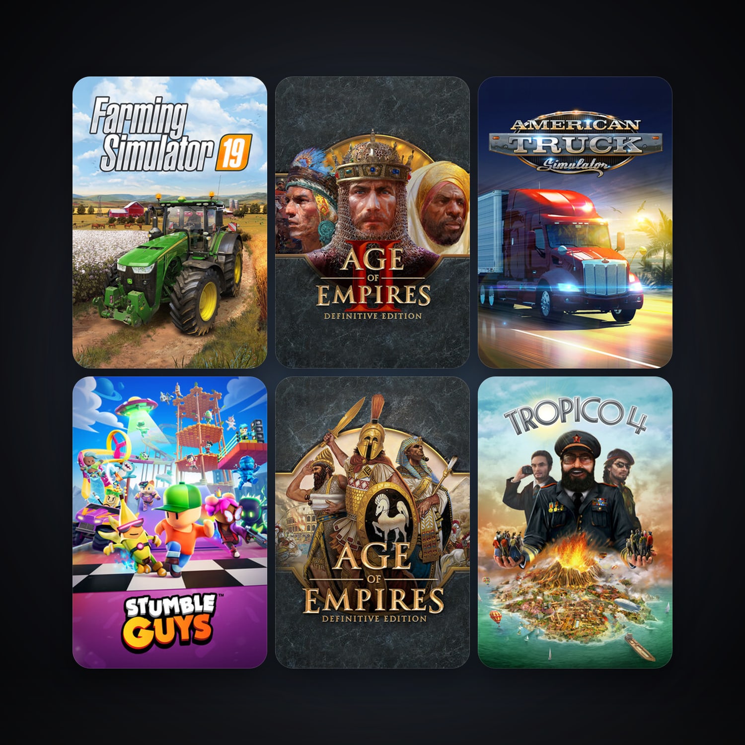 Free CS2 (No Prime) + Tropico 4, 19 games, clean — HabibiAccounts