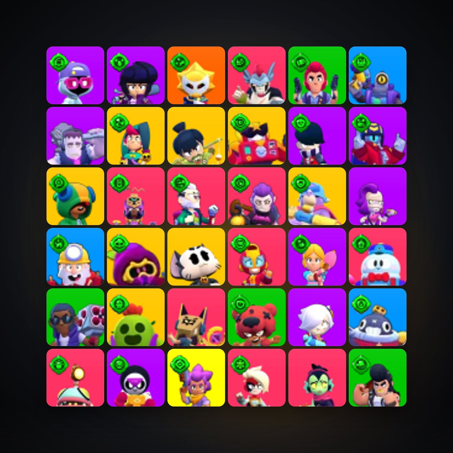107 Brawlers | 80.7K Trophies | TH 8 — HabibiAccounts
