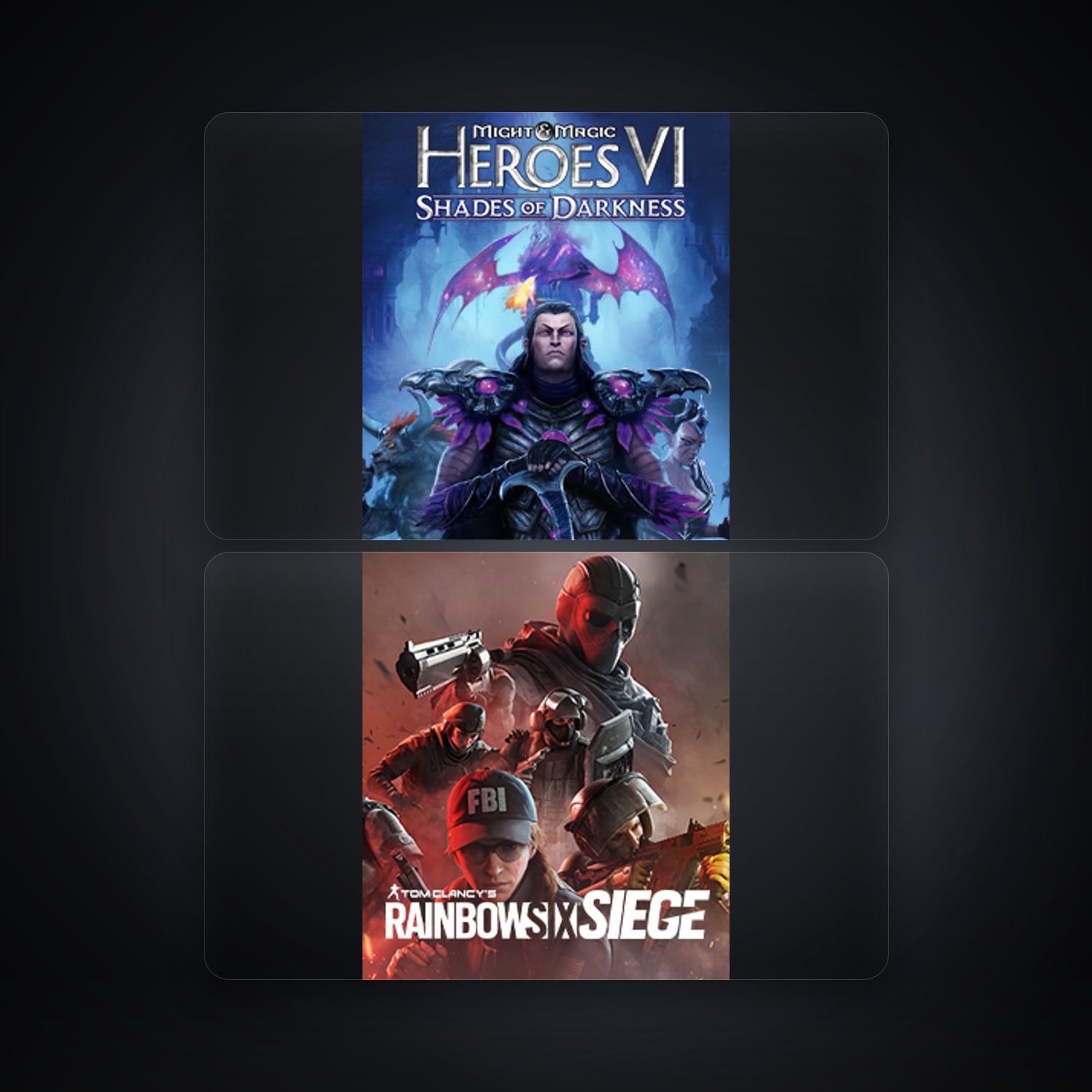 Ubisoft Might & Magic Heroes VI + Tom Clancy's Rainbow Six Siege (External) — BE — HabibiAccounts