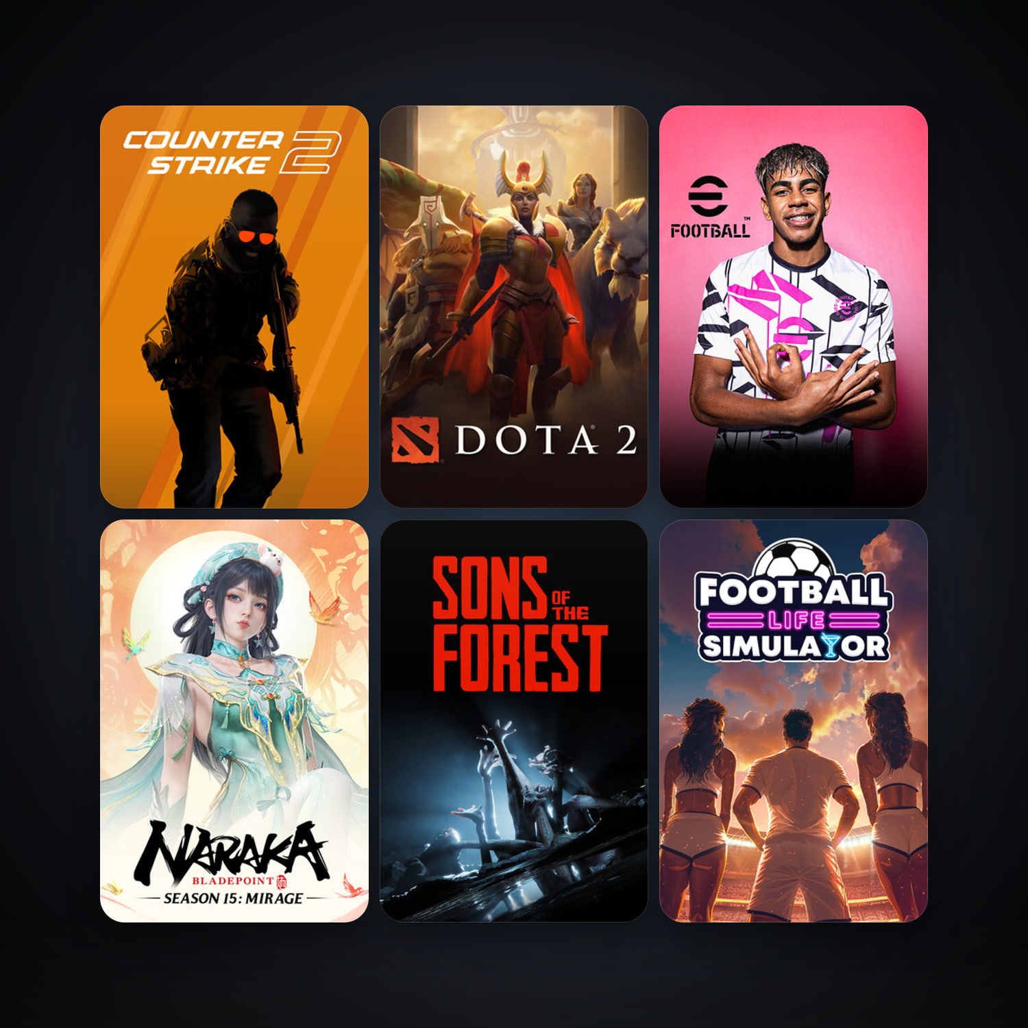 Dota 2 + CS2 Prime, 14 games, clean — HabibiAccounts