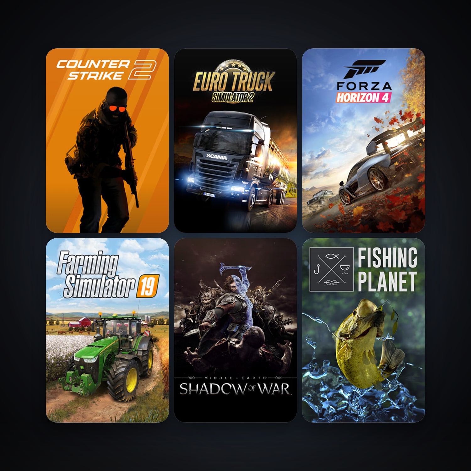CS2 Prime + Euro Truck Simulator 2, 100 games, clean — HabibiAccounts