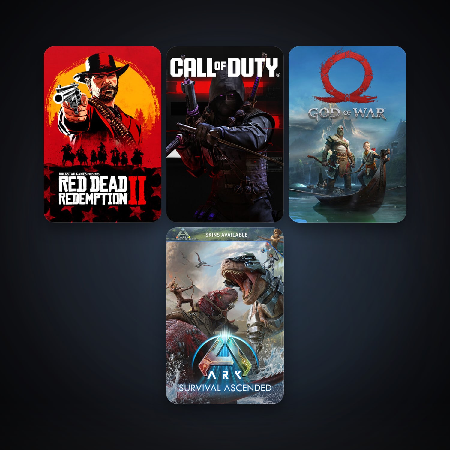 Red Dead Redemption 2 + God of War, 6 games, clean — HabibiAccounts
