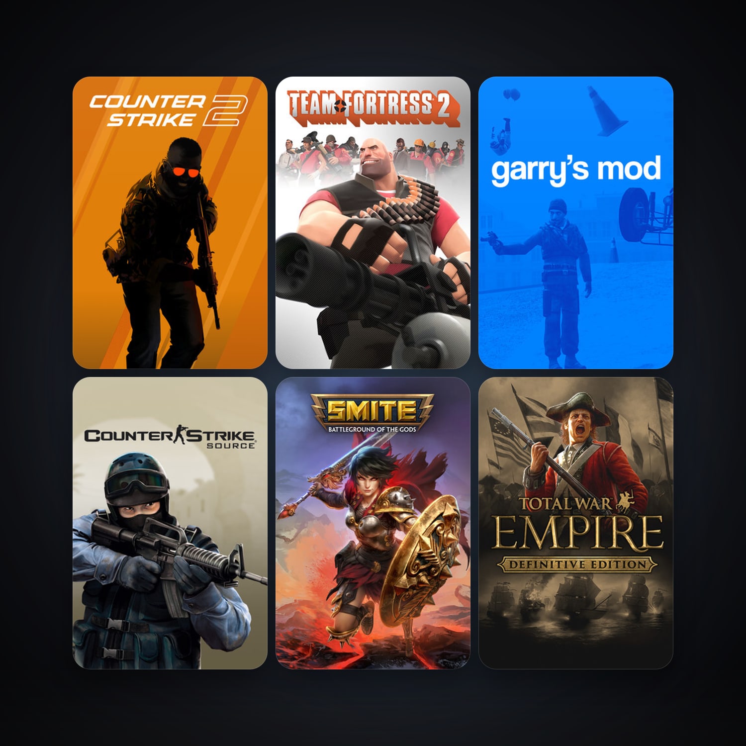 Half-Life 2 + Counter-Strike: Source, 14 games, Steam 10, clean — HabibiAccounts