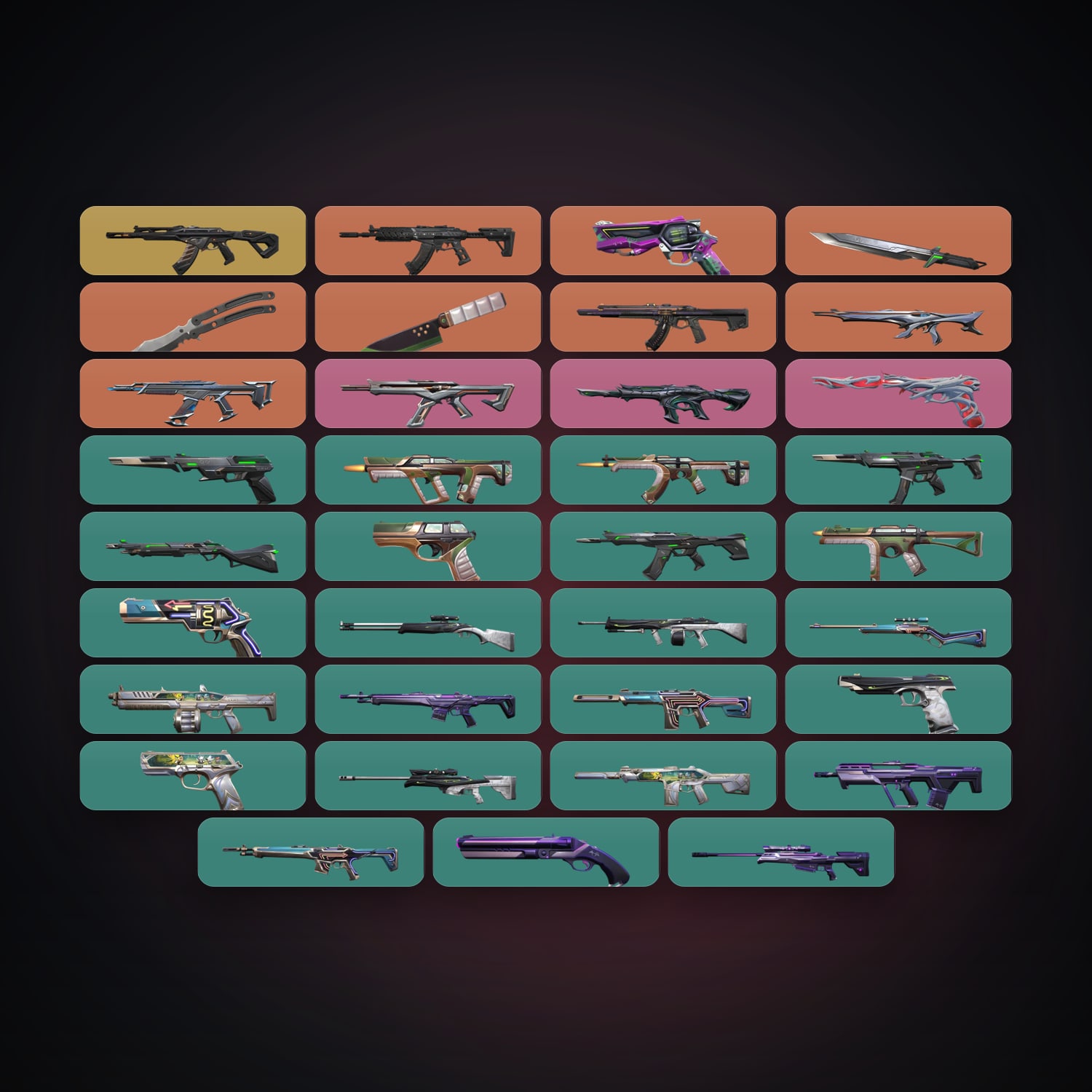 EU Gold 2 locker — 3 knives, 35 skins, lvl 53 — HabibiAccounts