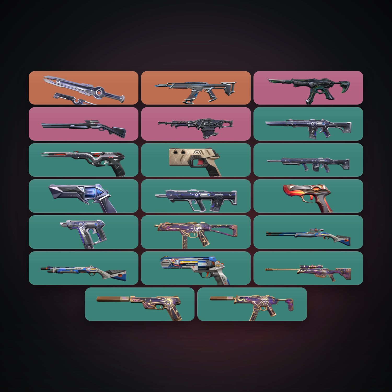 AP Silver 1 locker — 1 knives, 22 skins, lvl 110 — HabibiAccounts