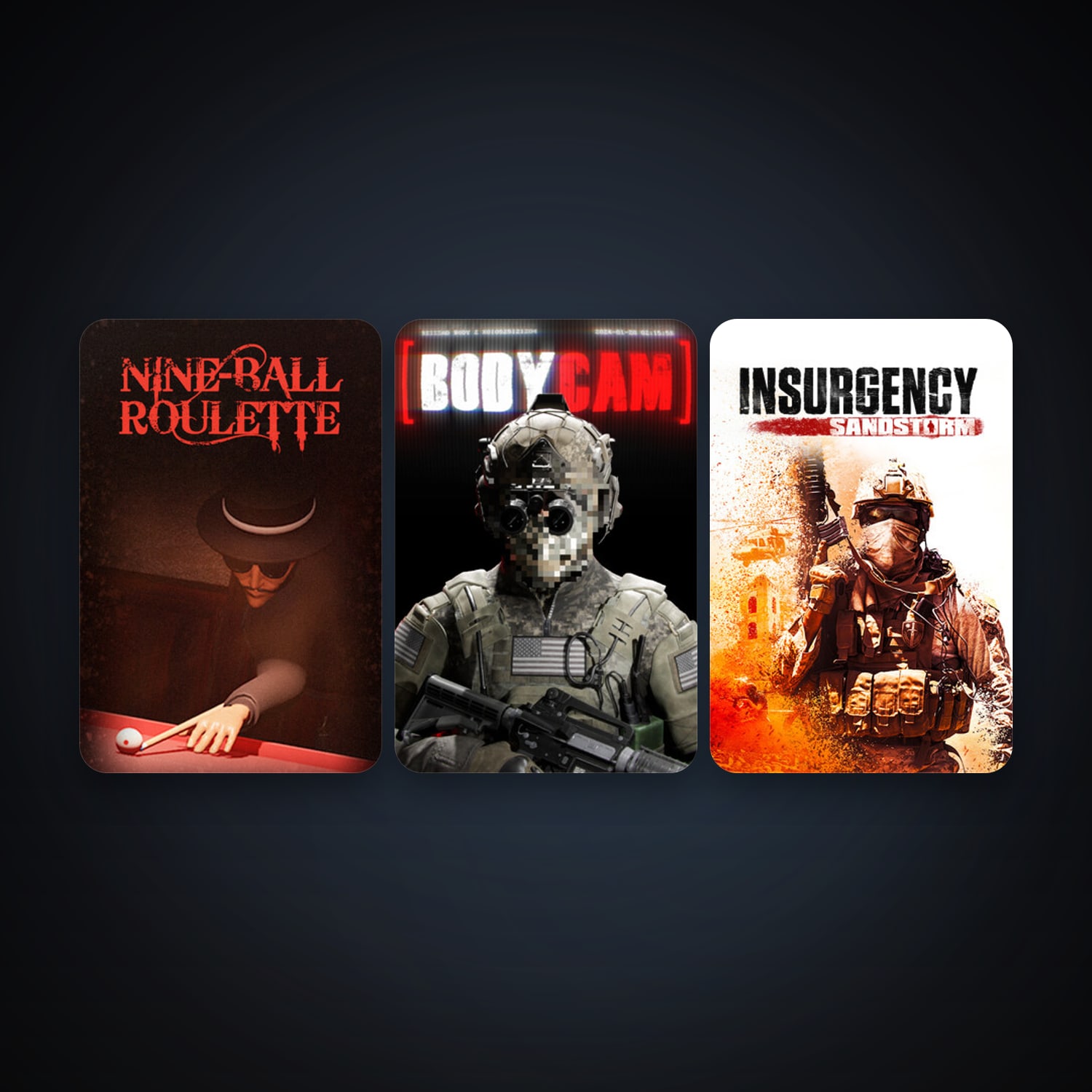 Insurgency: Sandstorm + Bodycam, 6 games, clean — HabibiAccounts