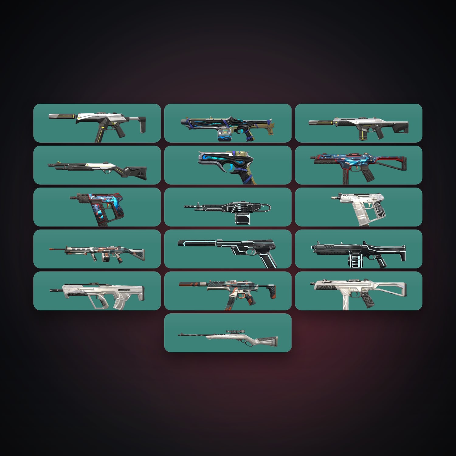 AP Gold 3 locker — 16 skins, lvl 20 — HabibiAccounts