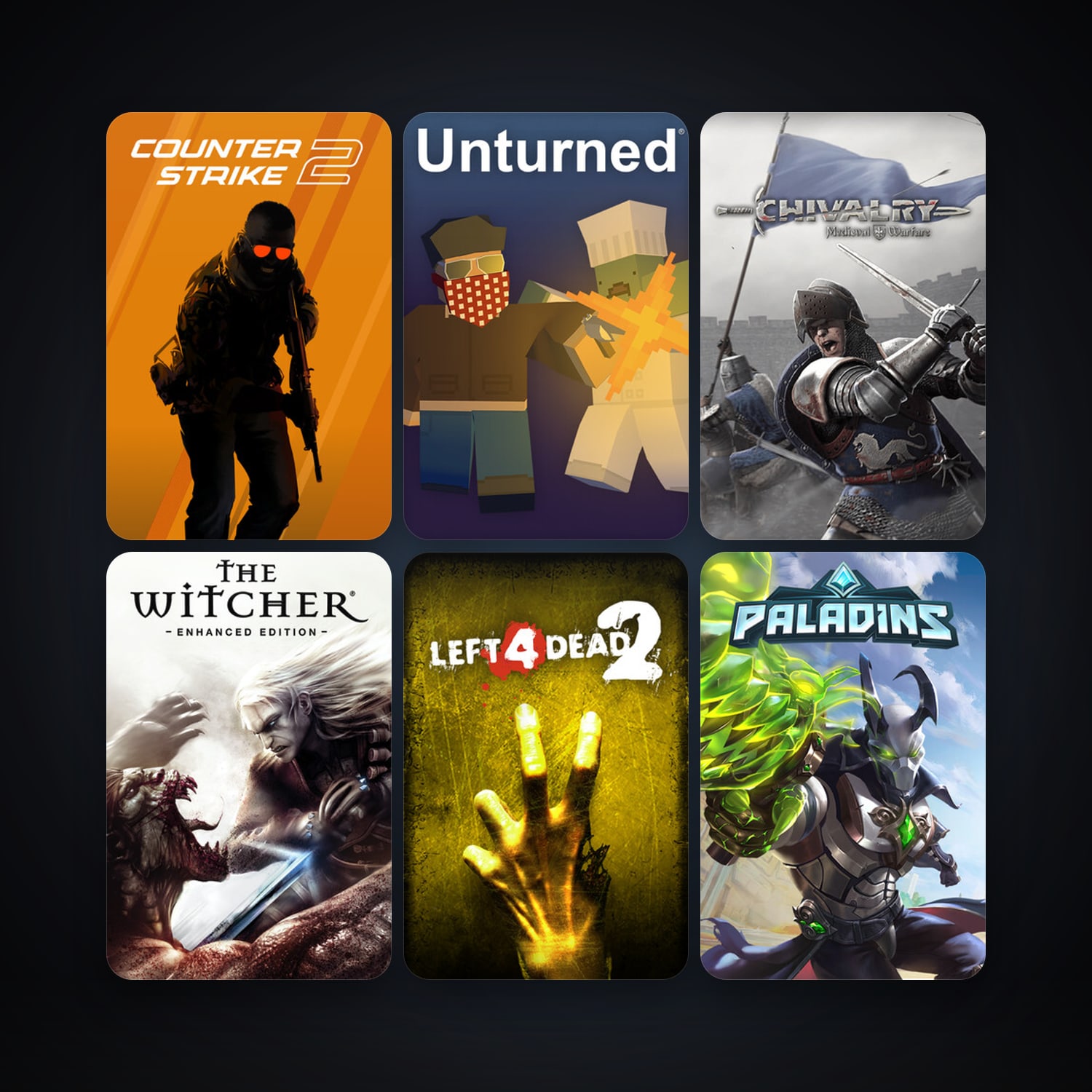 Left 4 Dead 2 + CS2 Prime, 21 games, clean — HabibiAccounts