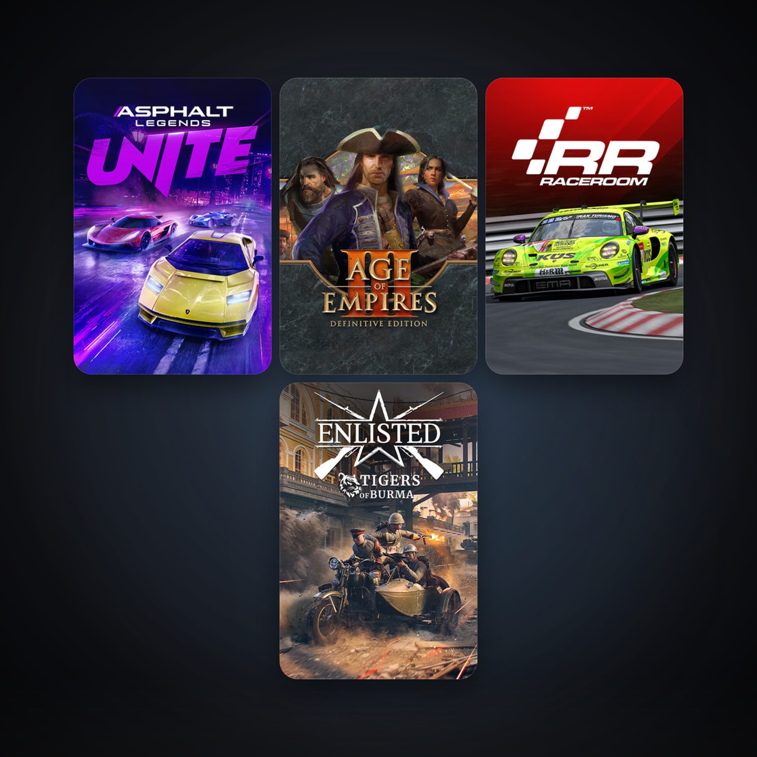 Steam account: RaceRoom Racing Experience + Age of Empires III: Definitive Edition, 6 games, clean — HabibiAccounts