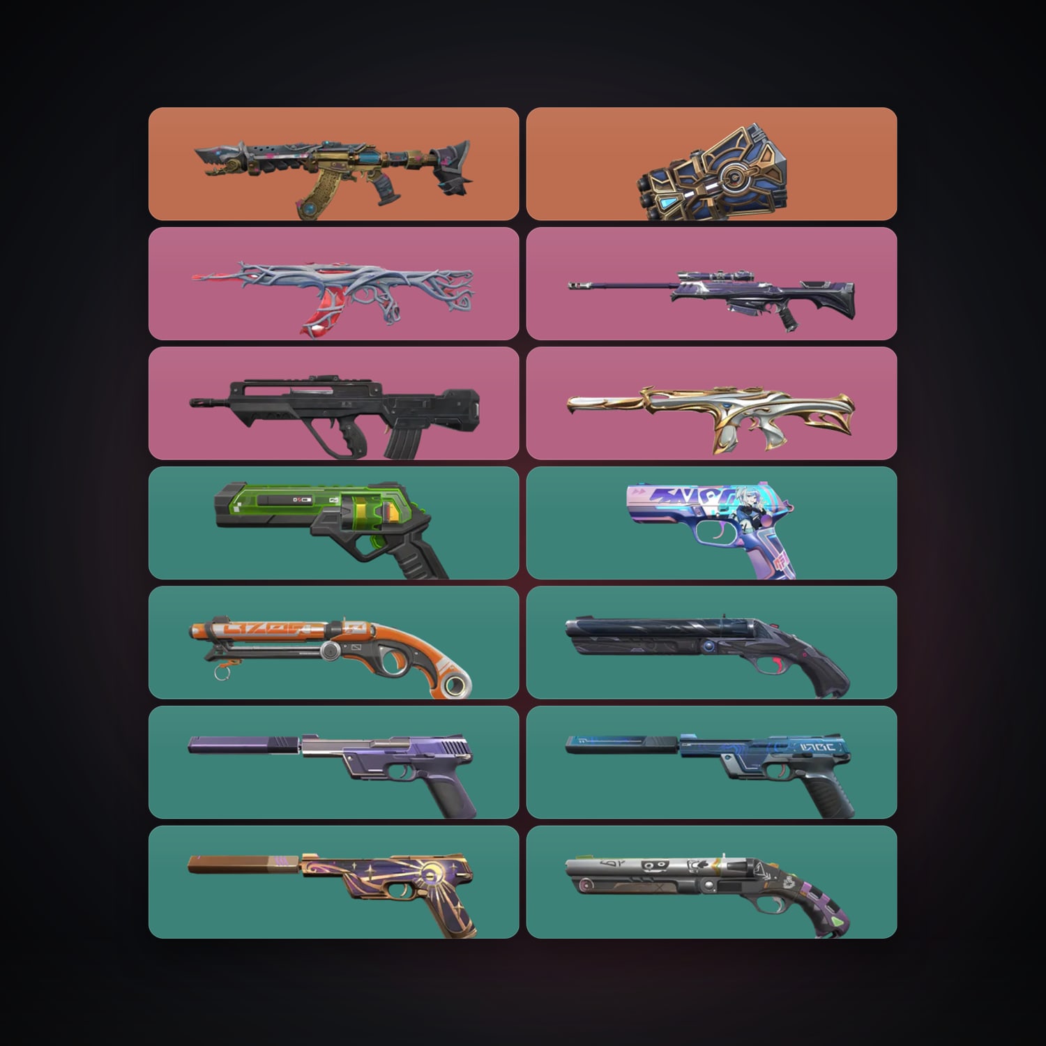 AP Plat 1 locker — 1 knives, 14 skins, lvl 219 — HabibiAccounts