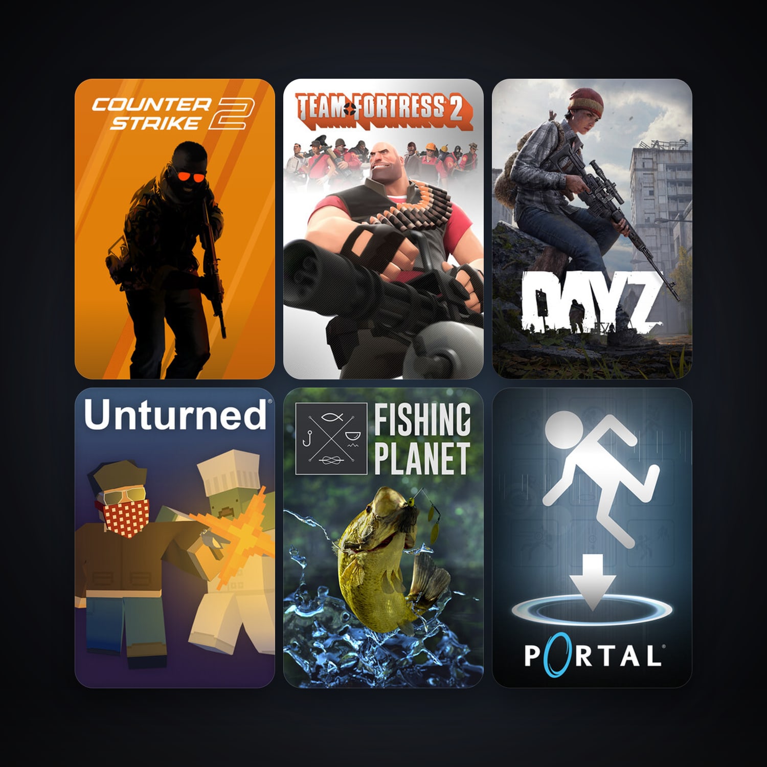 Half-Life 2 + Portal, 13 games, clean — HabibiAccounts